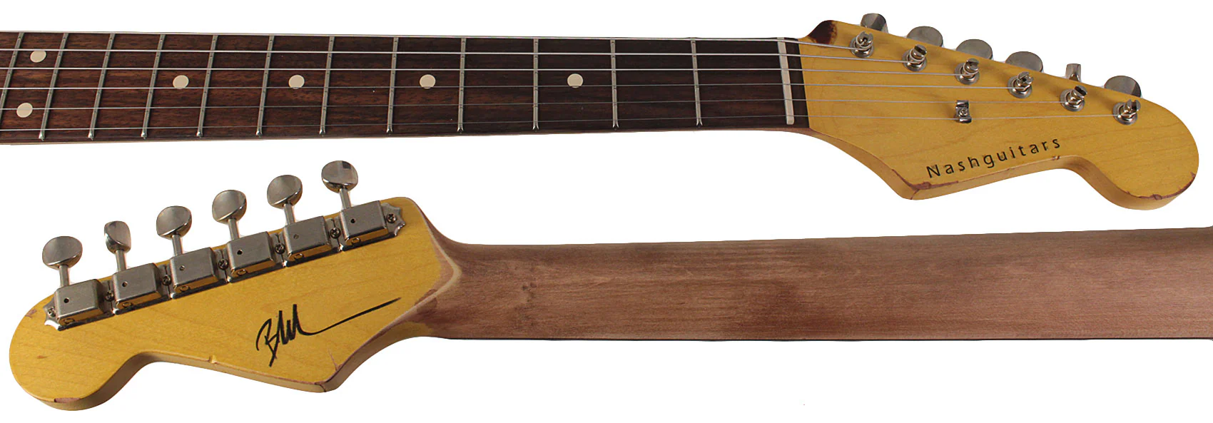 Nash S63 Guitar, 3-Tone Sunburst, Heavy Aging - Image 8