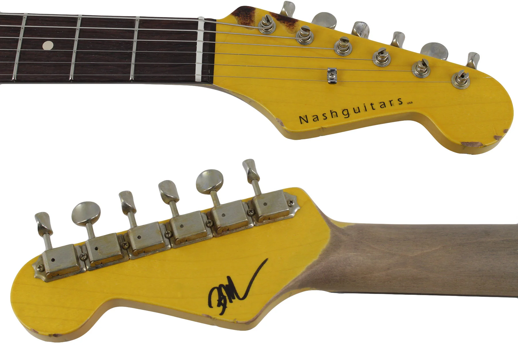Nash S63 Guitar, 3-Tone Sunburst, Extra Heavy Aging - Image 9