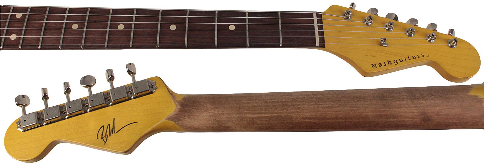 Nash S63 Guitar, 3-Tone Sunburst, Light Aging - Image 8