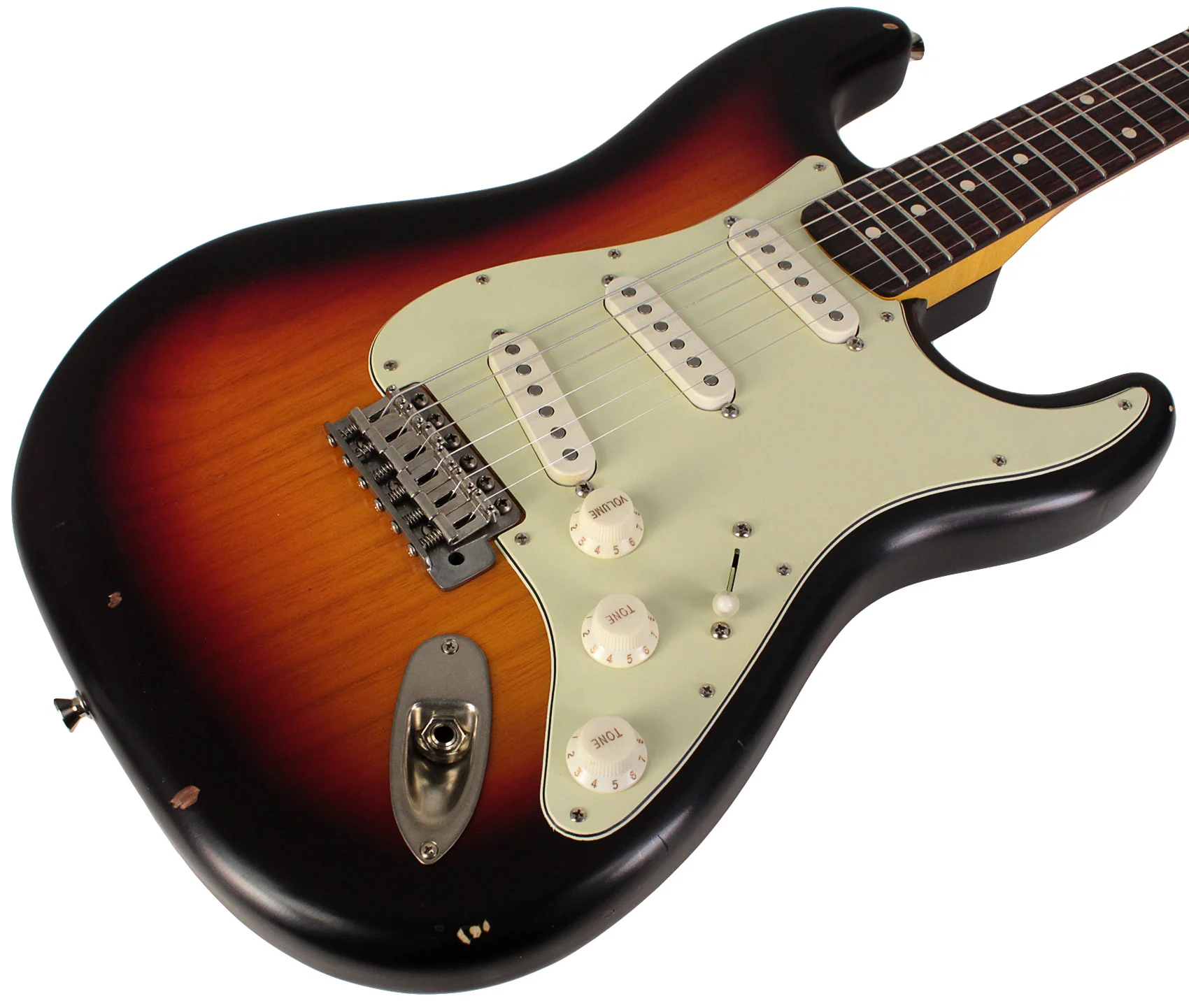 Nash S63 Guitar, 3-Tone Sunburst, Light Aging - Image 2