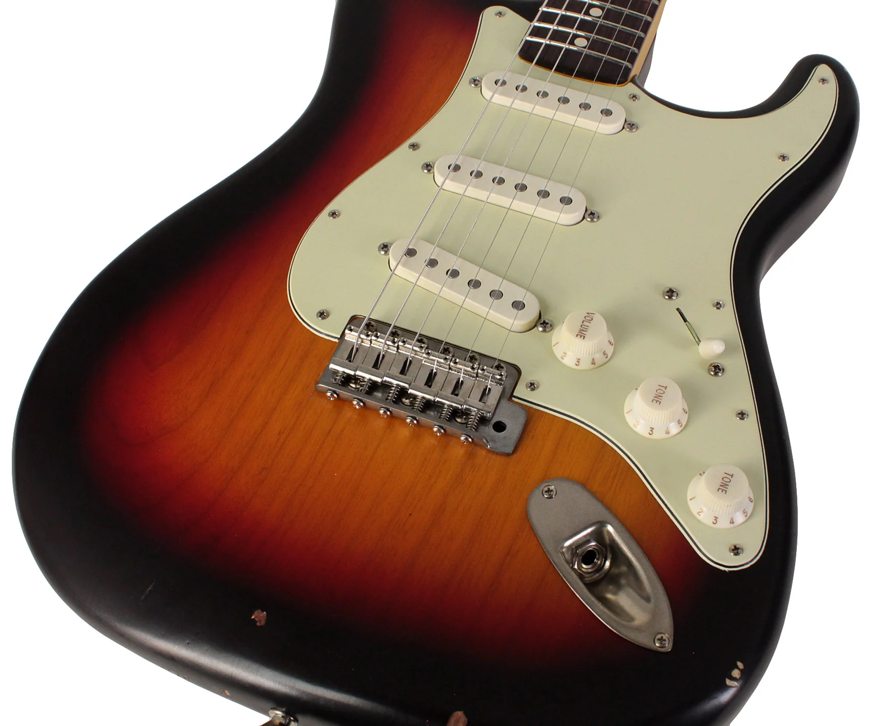 Nash S63 Guitar, 3-Tone Sunburst, Light Aging - Image 3