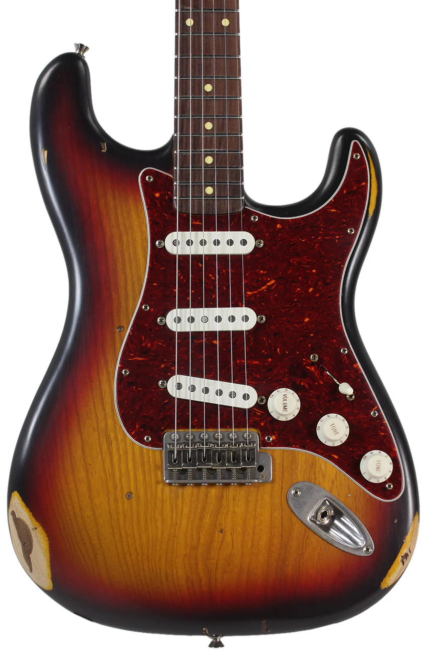 Nash S63 Guitar, 3-Tone Sunburst, Medium Aging - Image 3
