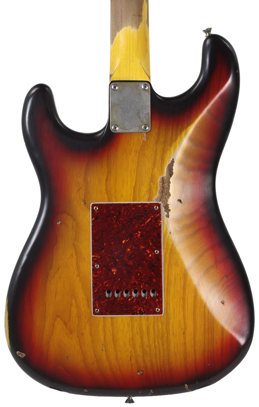 Nash S63 Guitar, 3-Tone Sunburst, Medium Aging - Image 4