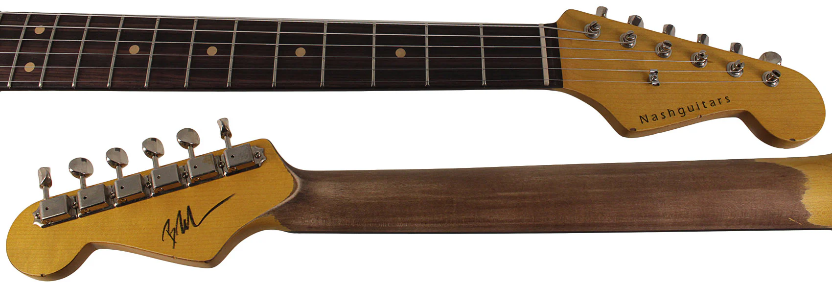 Nash S63 Guitar, Black, Light Aging - Image 8