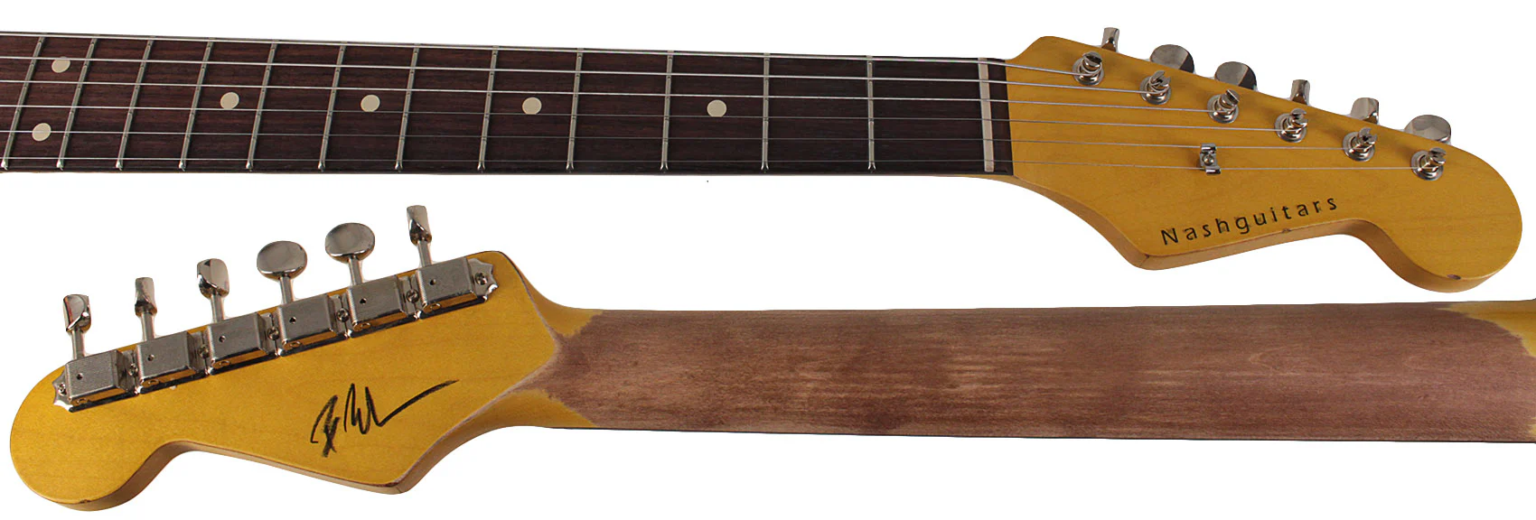Nash S63 Guitar, Black, HSS, Light Aging - Image 8
