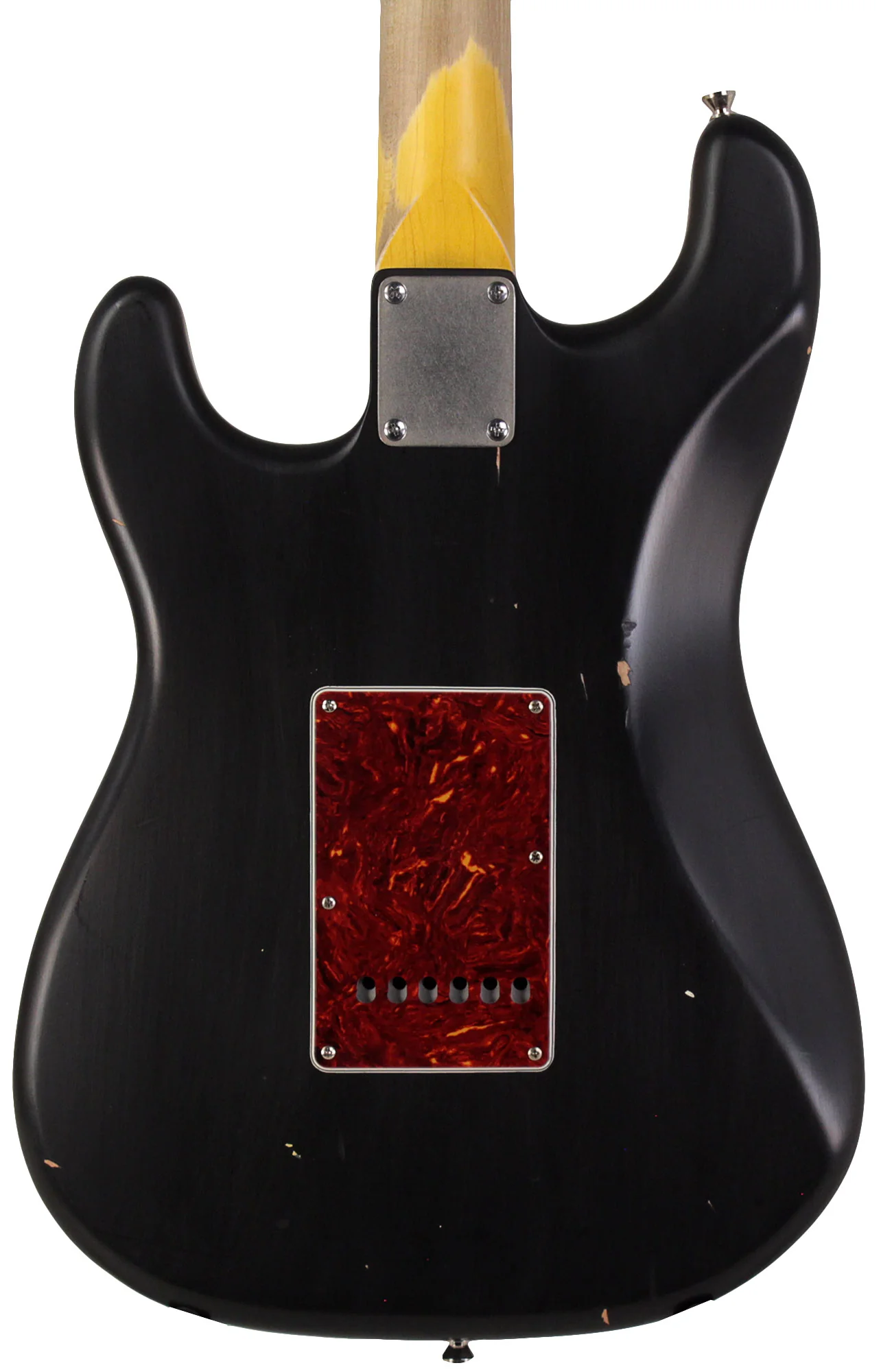 Nash S63 Guitar, Black, Tortoise Shell, Light Aging - Image 6