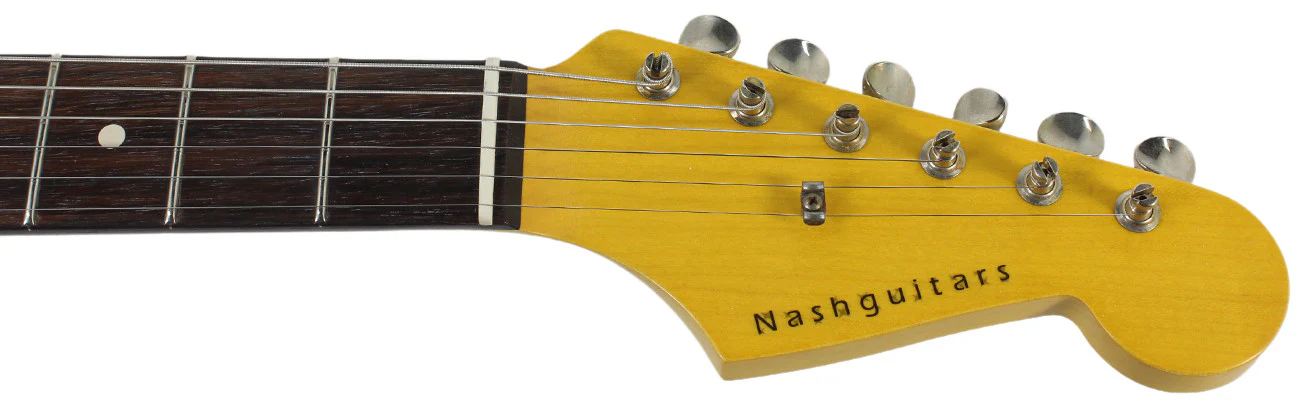 Nash S63 Guitar, One Piece Swamp Ash, Trans Blue Azure - Image 8