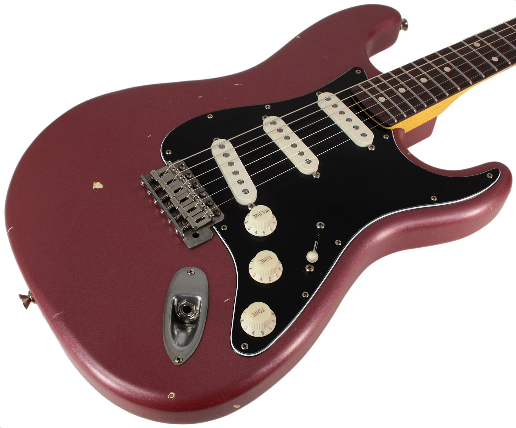 Nash S63 Guitar, Burgundy Mist Metallic, Light Aging - Image 2