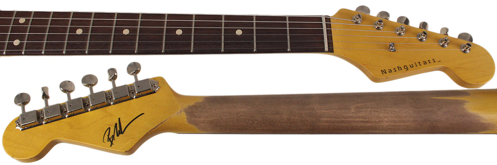 Nash S63 Guitar, Burgundy Mist Metallic, Light Aging - Image 8