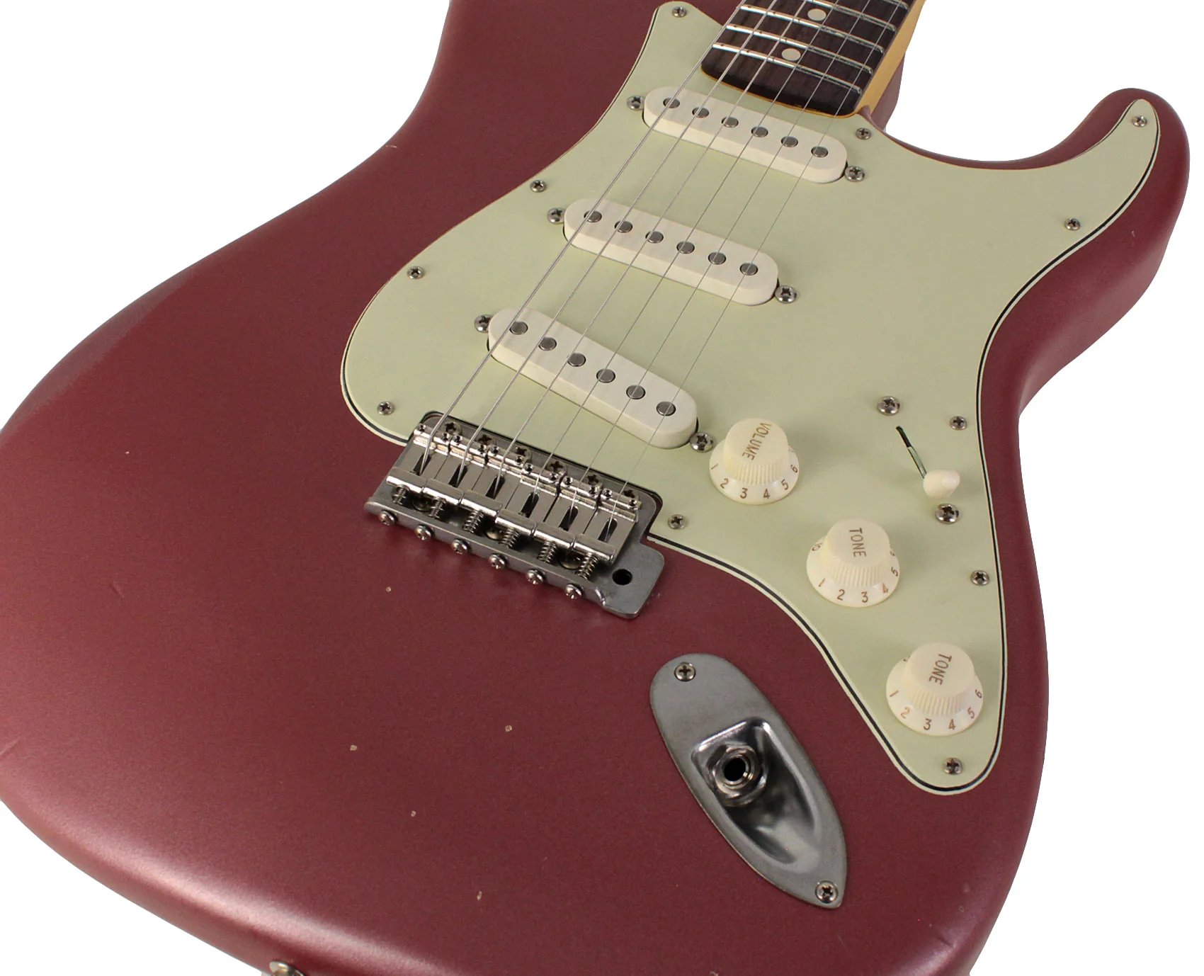 Nash S63 Guitar, Burgundy Mist Metallic, Light Aging - Image 3