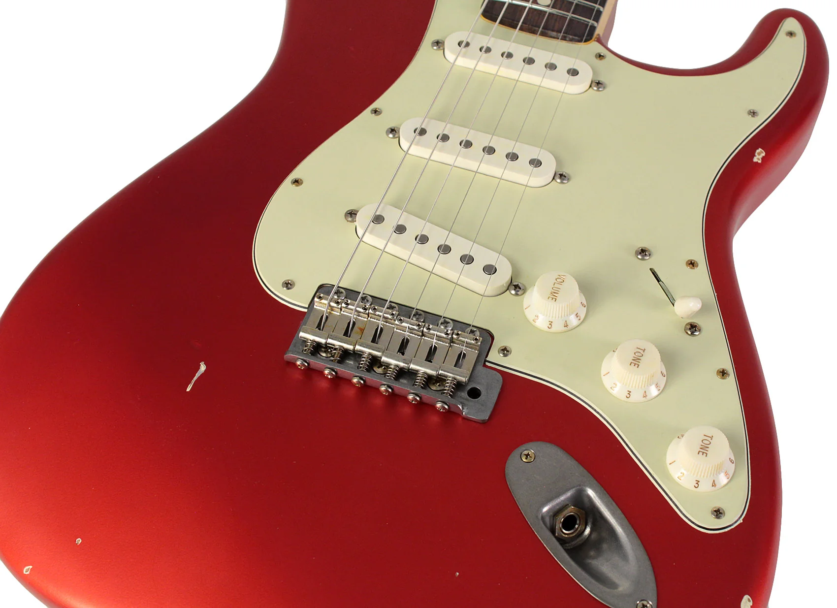 Nash S63 Guitar, Candy Apple Red, Light Aging - Image 3