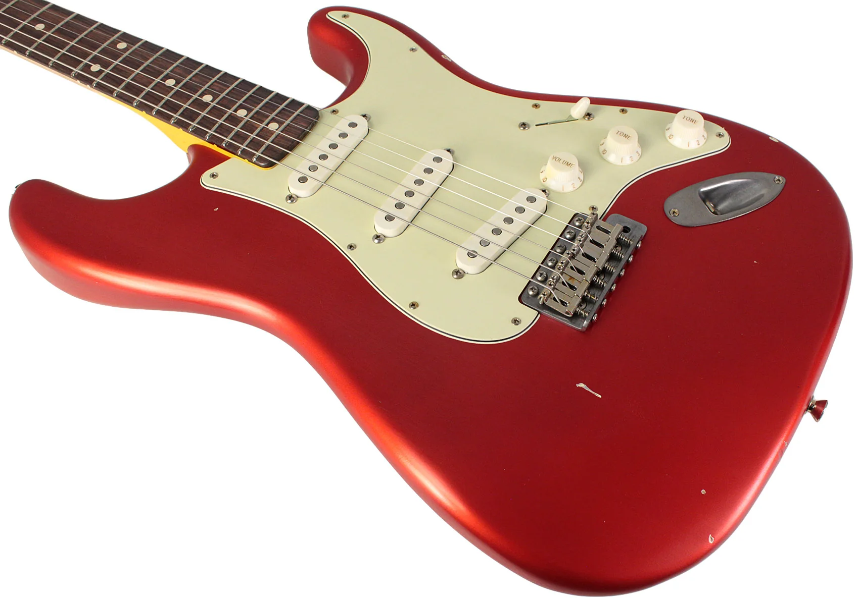 Nash S63 Guitar, Candy Apple Red, Light Aging - Image 4