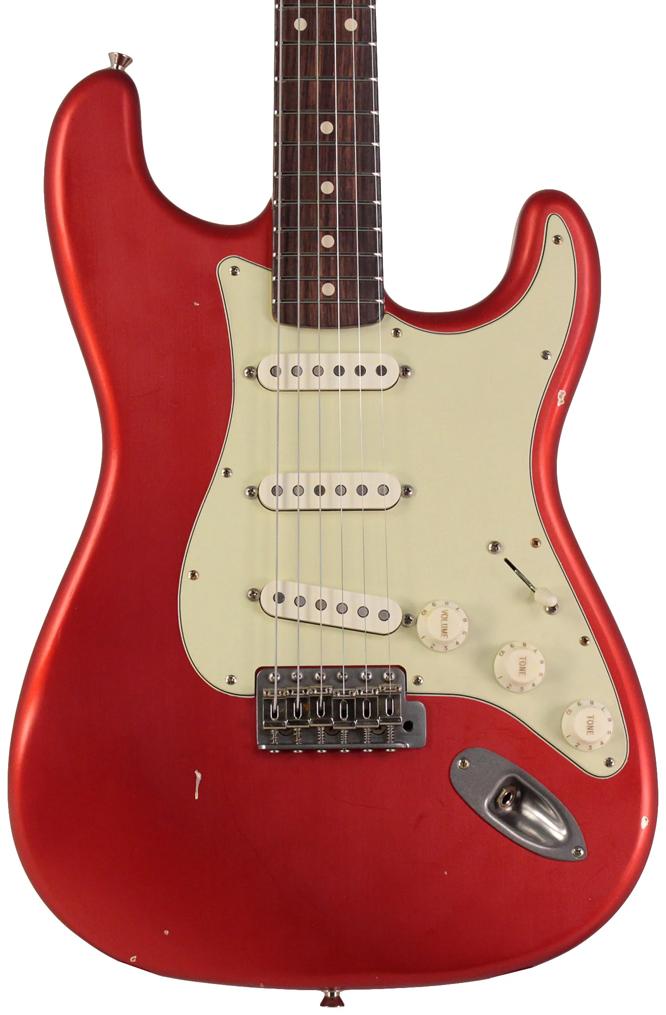 Nash S63 Guitar, Candy Apple Red, Light Aging - Image 5