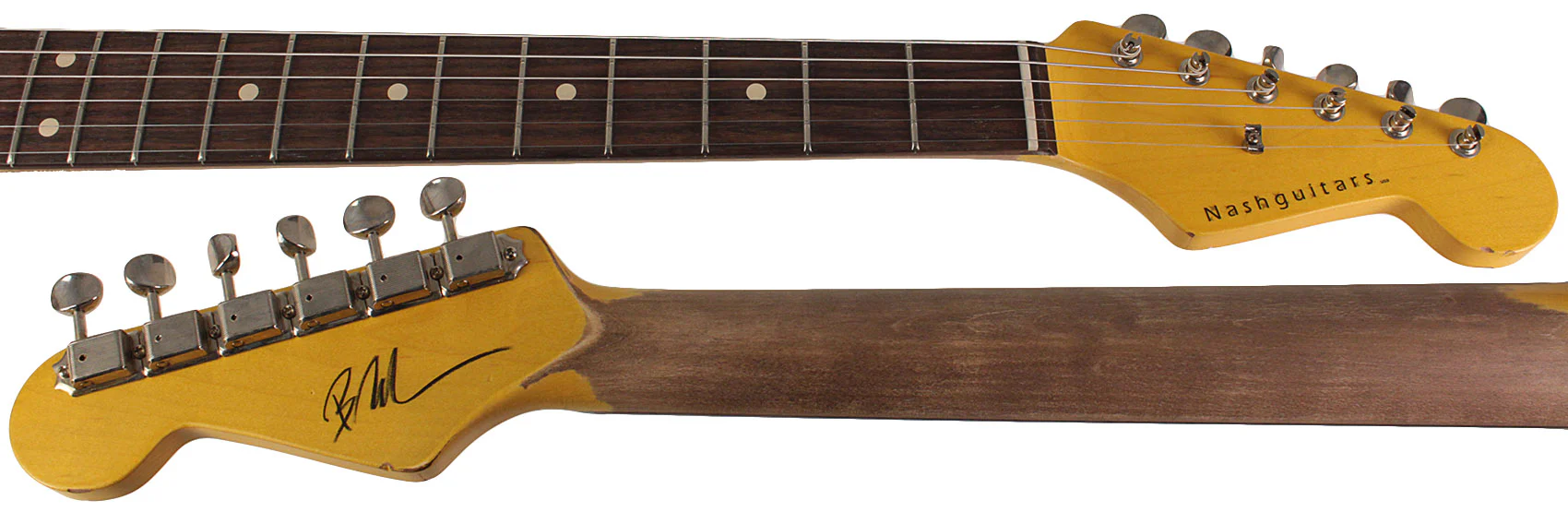 Nash S63 Guitar, Candy Tangerine, Light Aging - Image 8