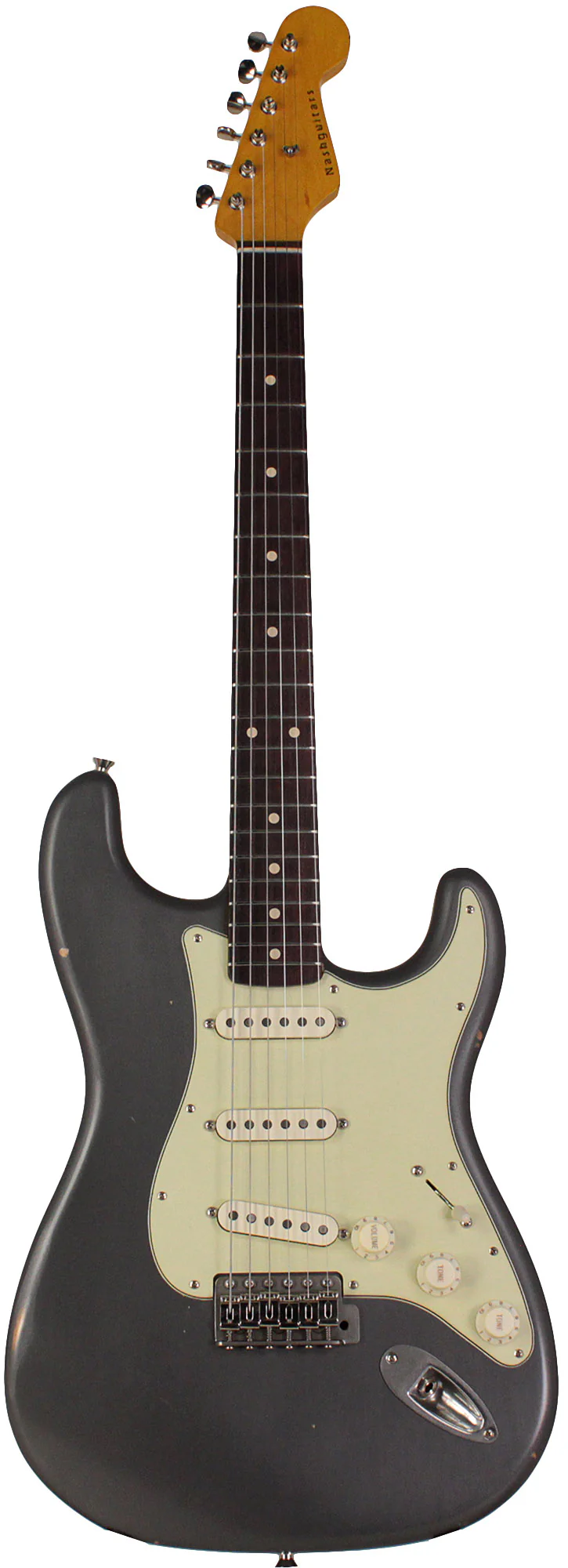 Nash S63 Guitar, Charcoal Frost Metallic, Light Aging