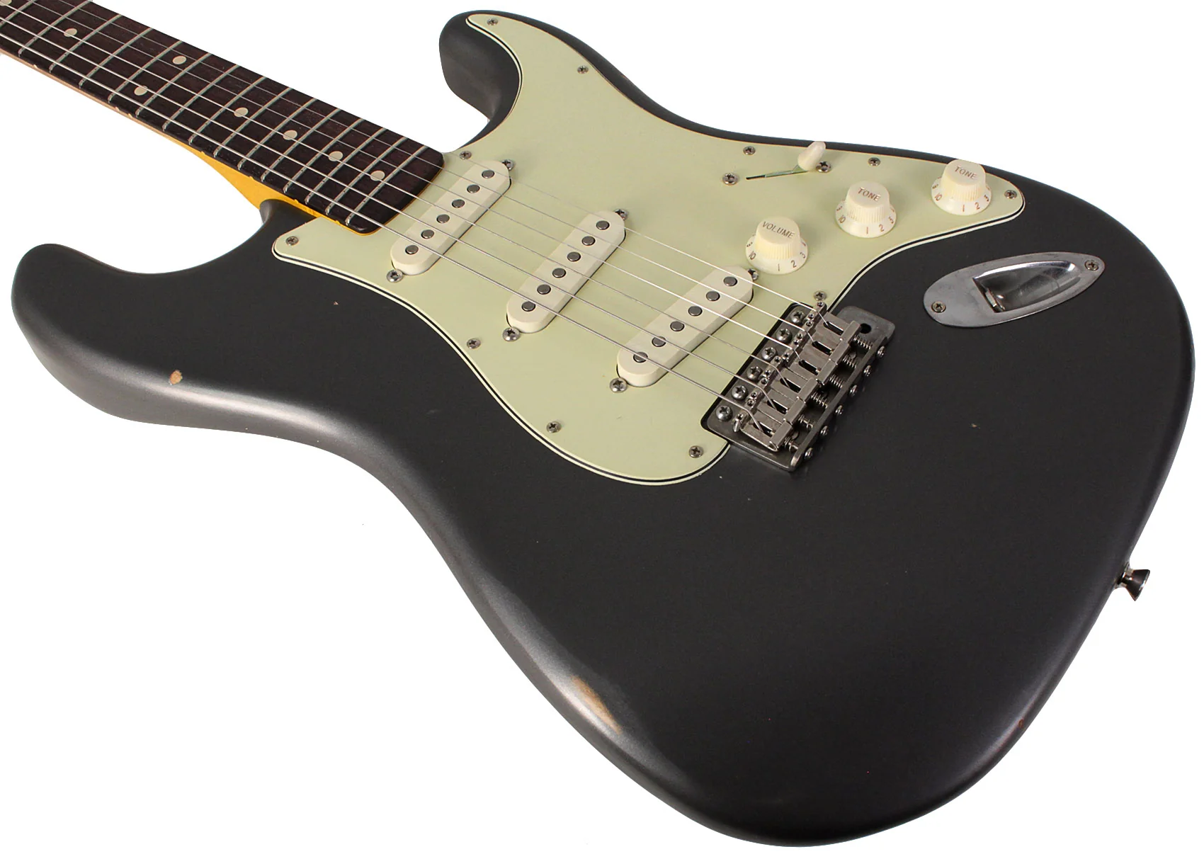 Nash S63 Guitar, Charcoal Frost Metallic, Light Aging - Image 4