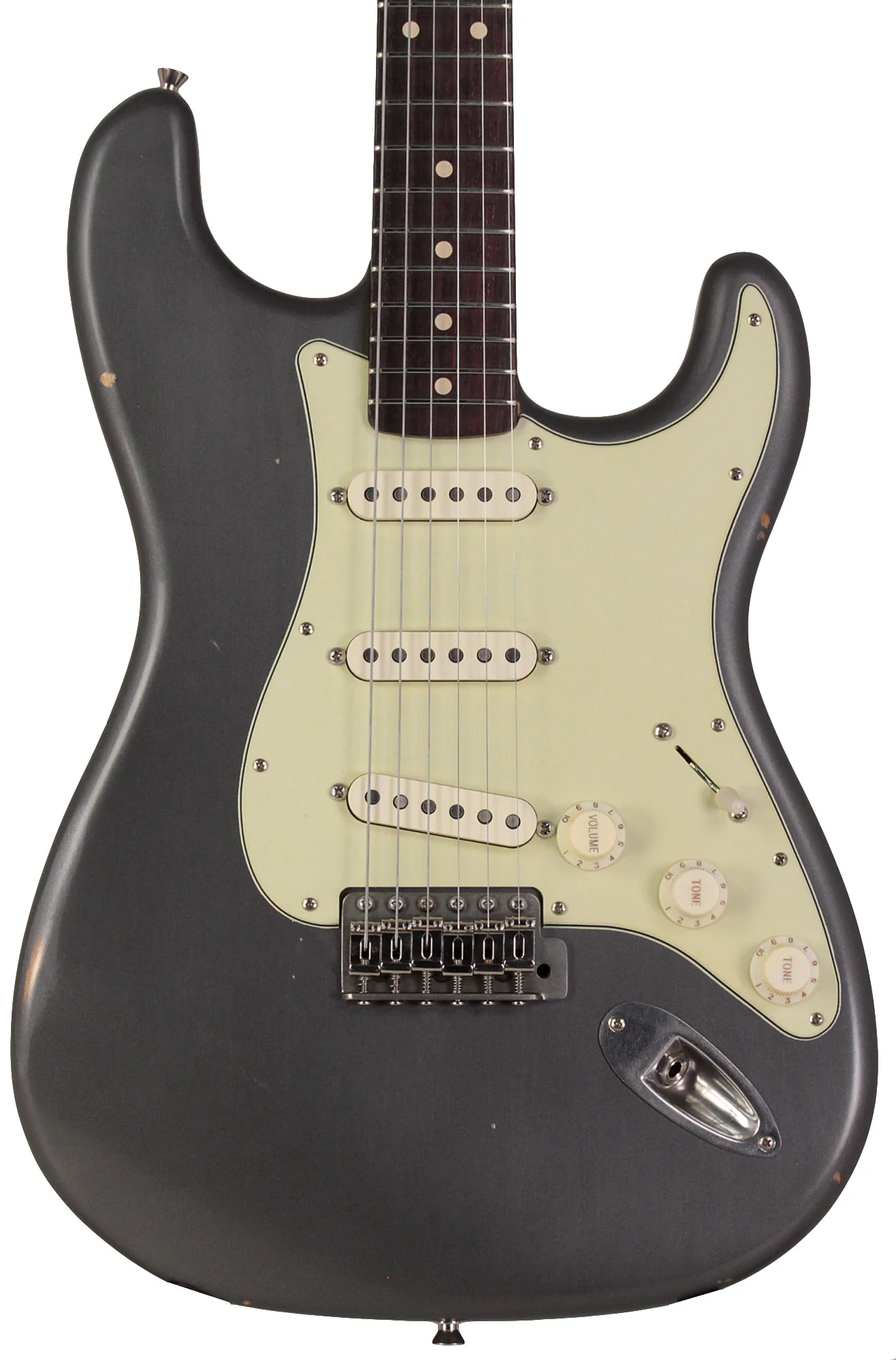 Nash S63 Guitar, Charcoal Frost Metallic, Light Aging - Image 5