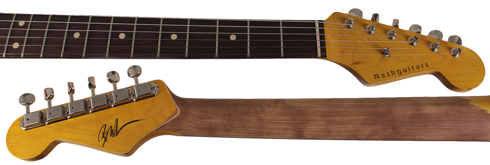 Nash S63 Guitar, Charcoal Frost Metallic, Light Aging - Image 8