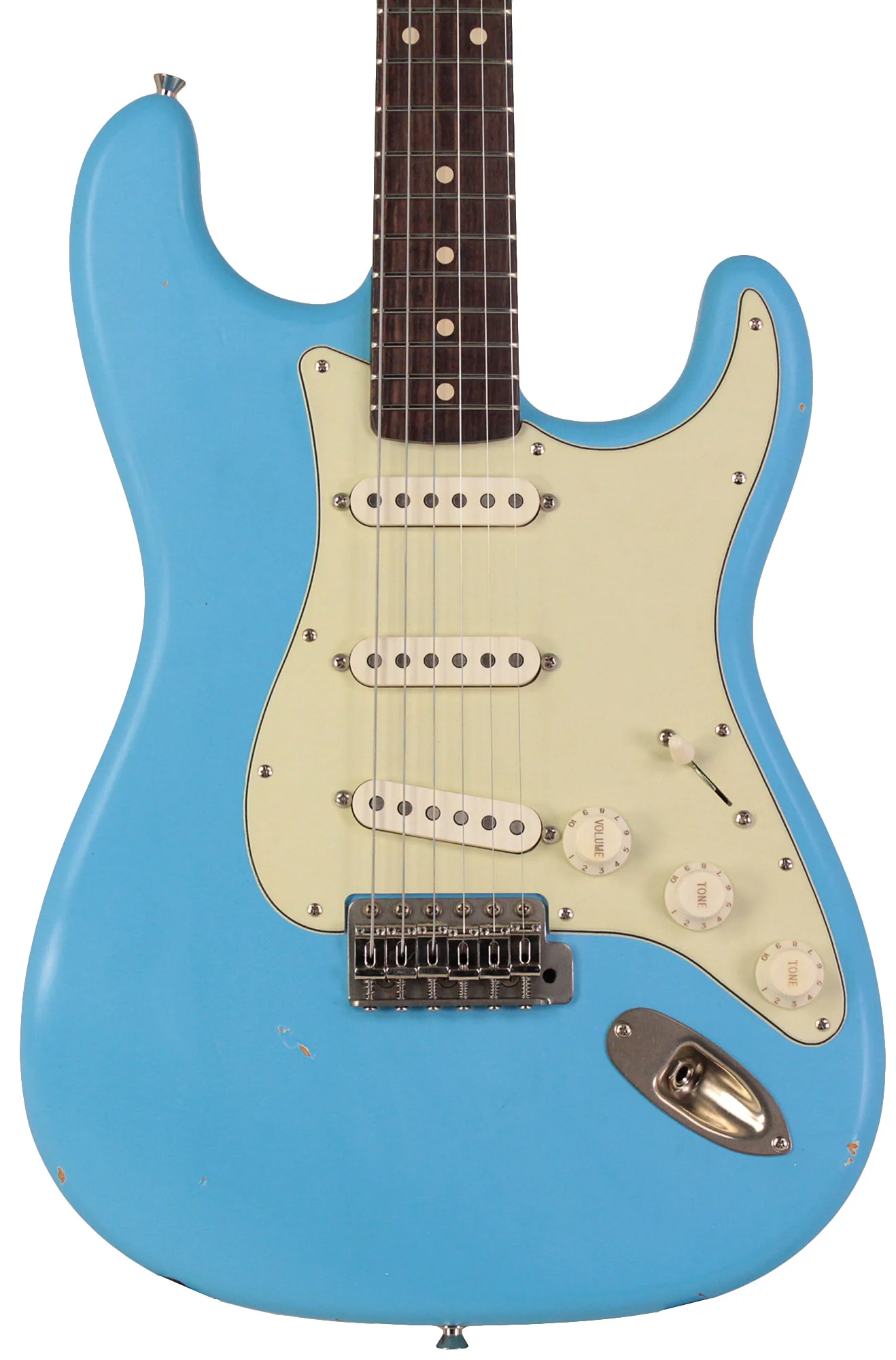 Nash S63 Guitar, Daphne Blue, Light Aging - Image 5