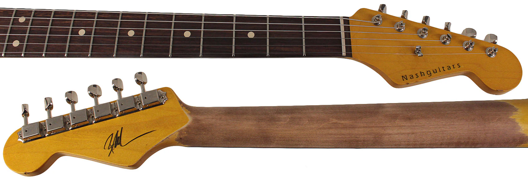 Nash S63 Guitar, Daphne Blue, Light Aging - Image 8