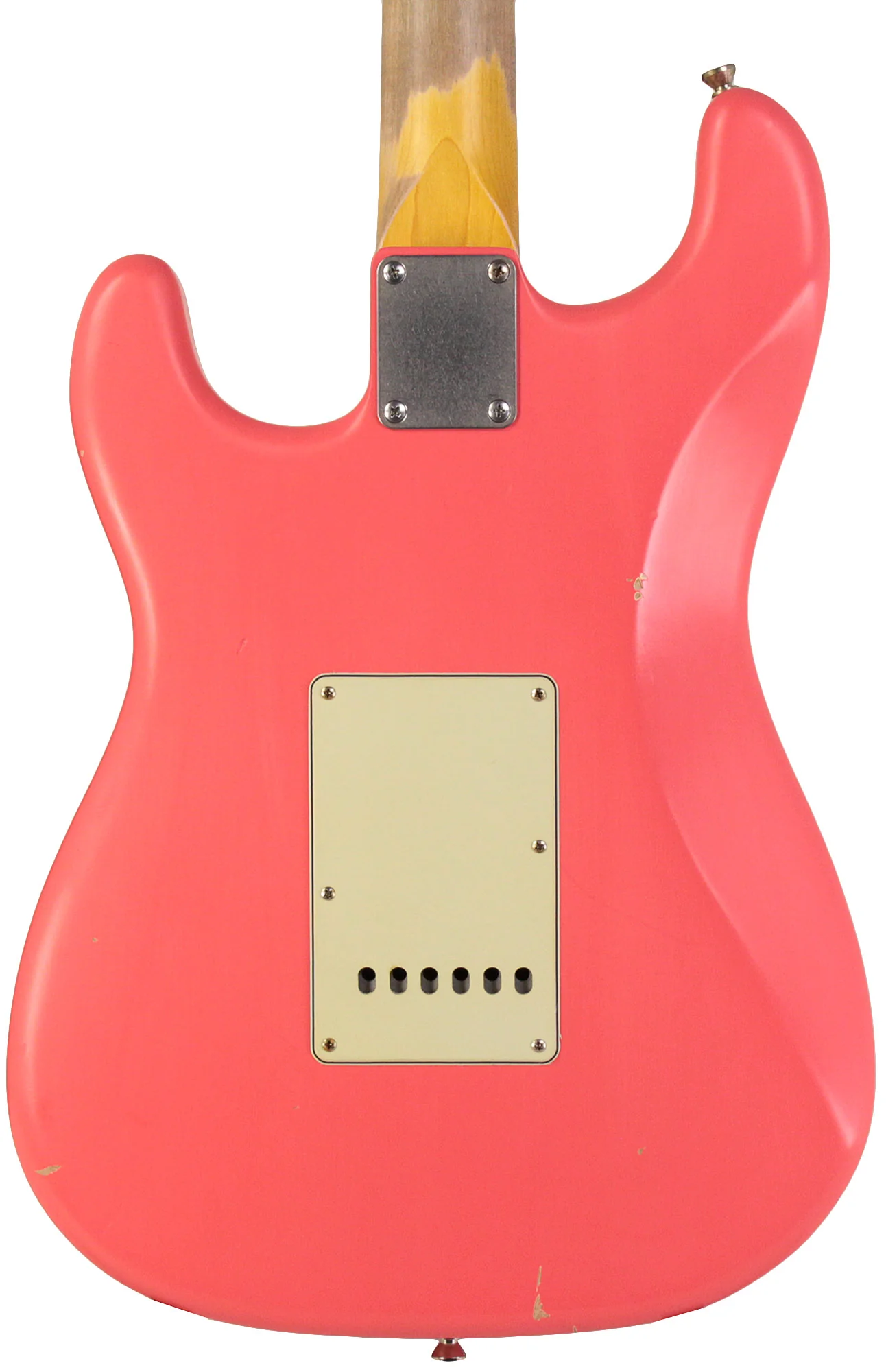 Nash S63 Guitar, Fiesta Red, Light Aging - Image 6