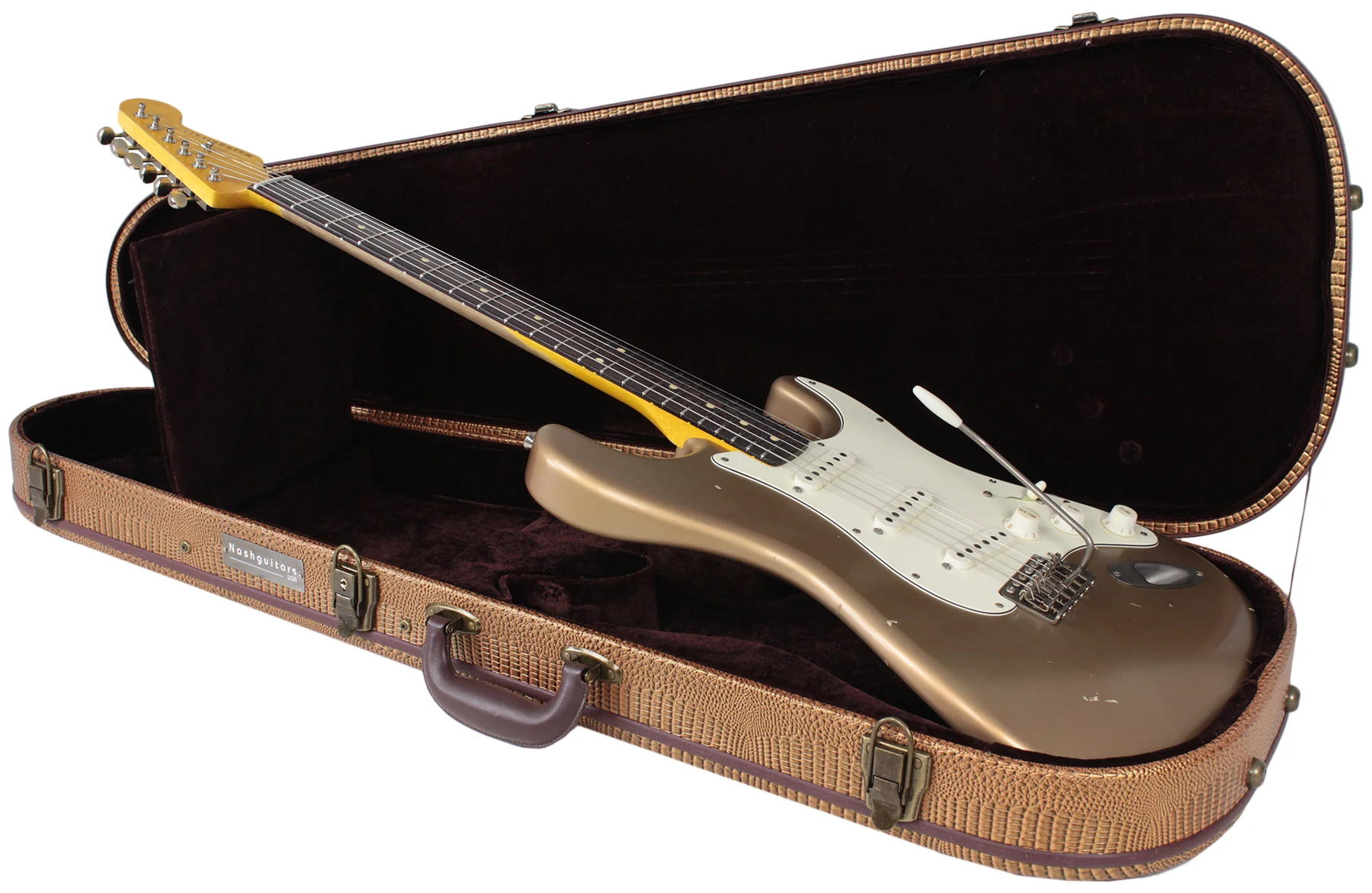 Nash S63 Guitar, Les Paul Gold - Image 9
