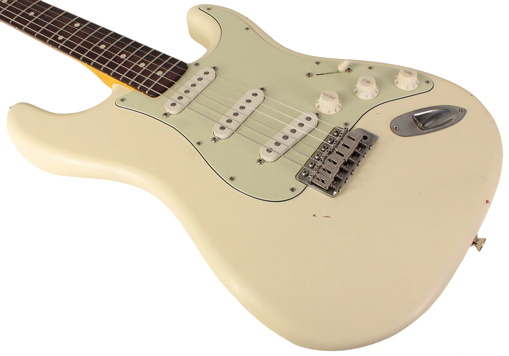Nash S63 Guitar, Olympic White, Light Aging - Image 4
