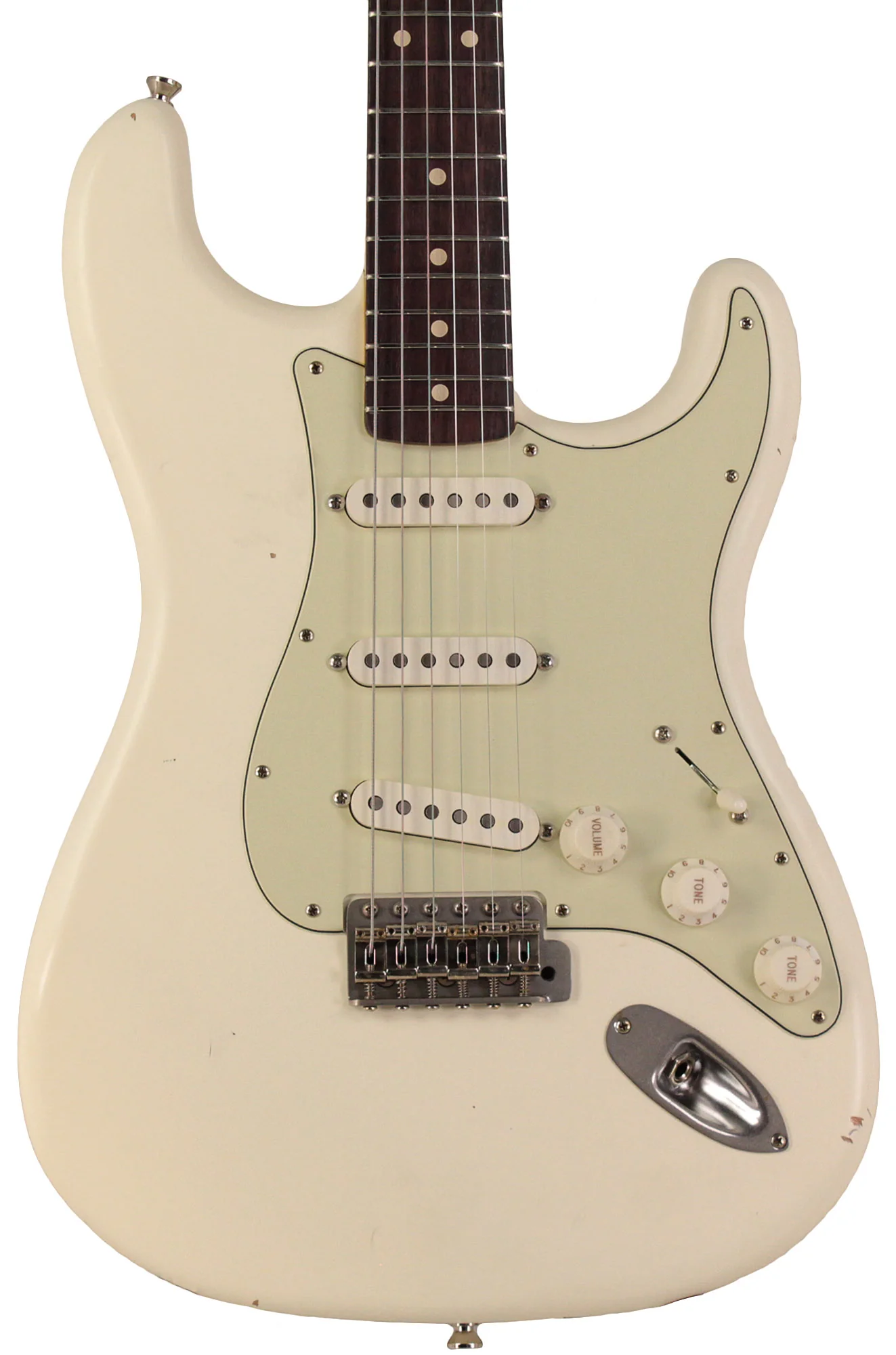 Nash S63 Guitar, Olympic White, Light Aging - Image 5