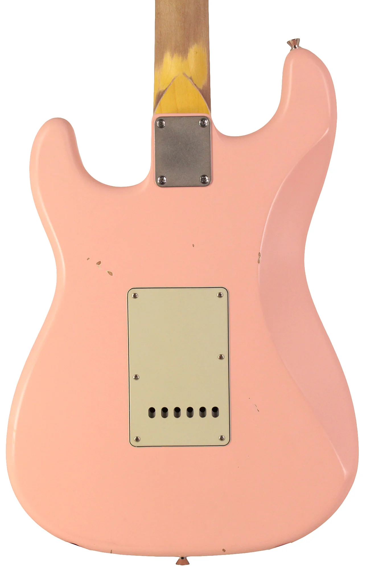 Nash S63 Guitar, Shell Pink, HSS, Light Aging - Image 6