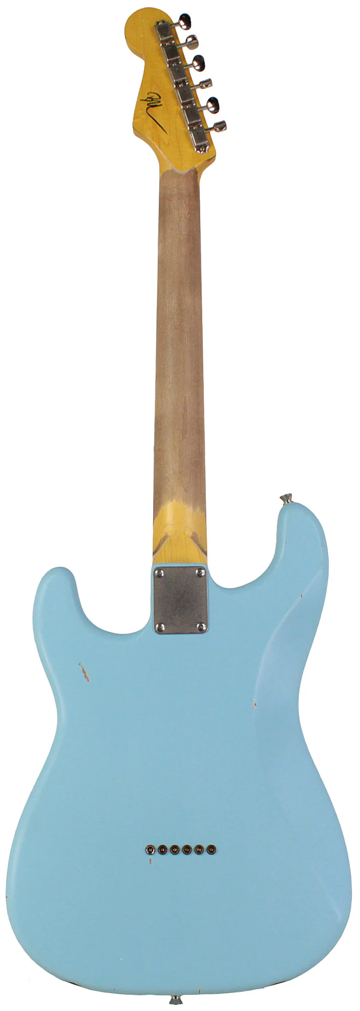 Nash S63 Guitar, Sonic Blue, Hardtail, Light Aging - Image 7