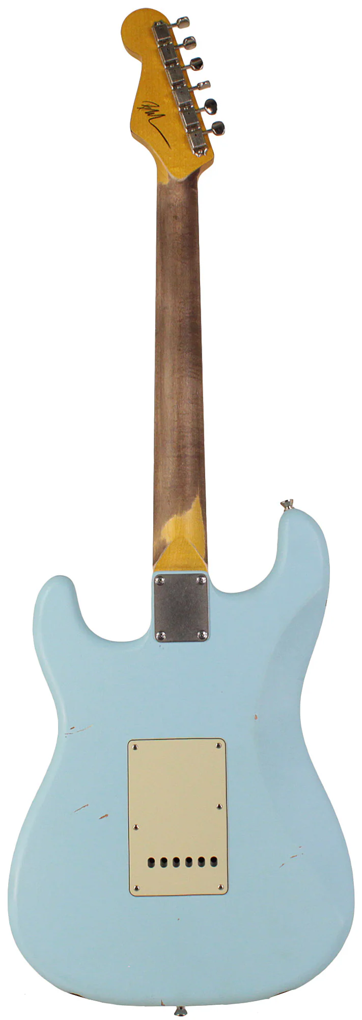 Nash S63 Guitar, Sonic Blue, HSS, Light Aging - Image 7