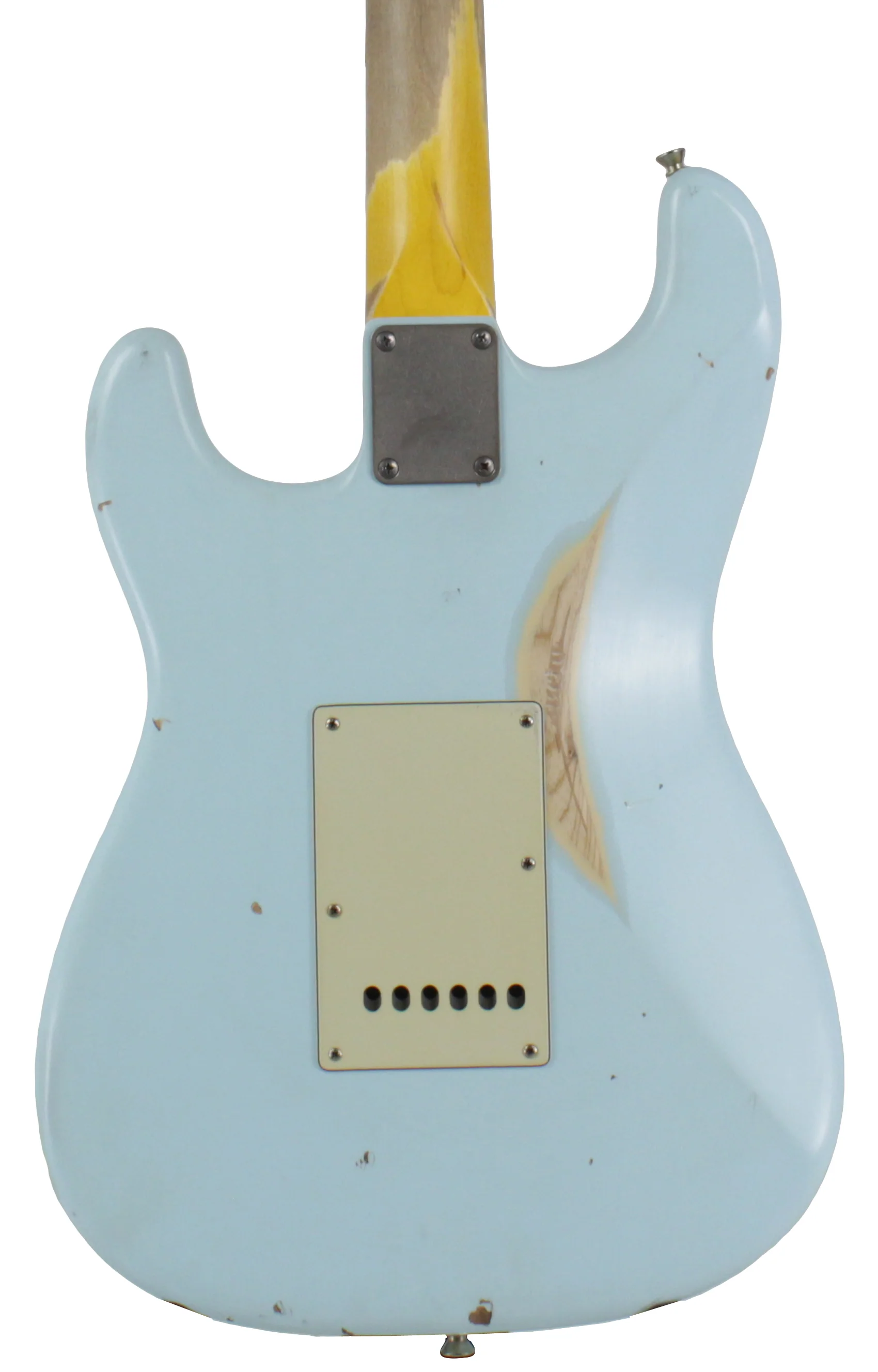 Nash S63 Guitar, Sonic Blue, HSS, Medium Aging - Image 7