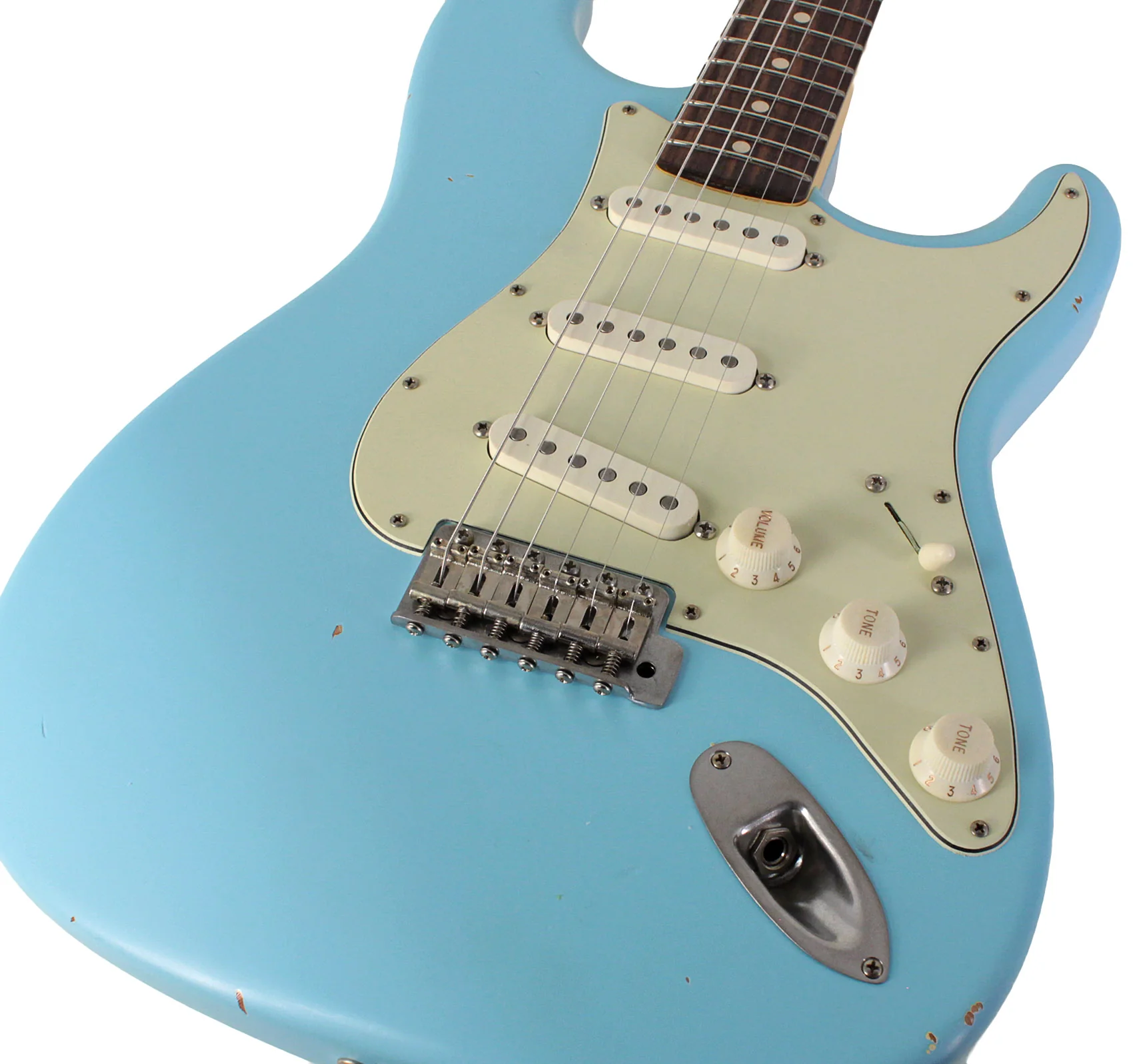 Nash S63 Guitar, Sonic Blue, Light Aging - Image 3