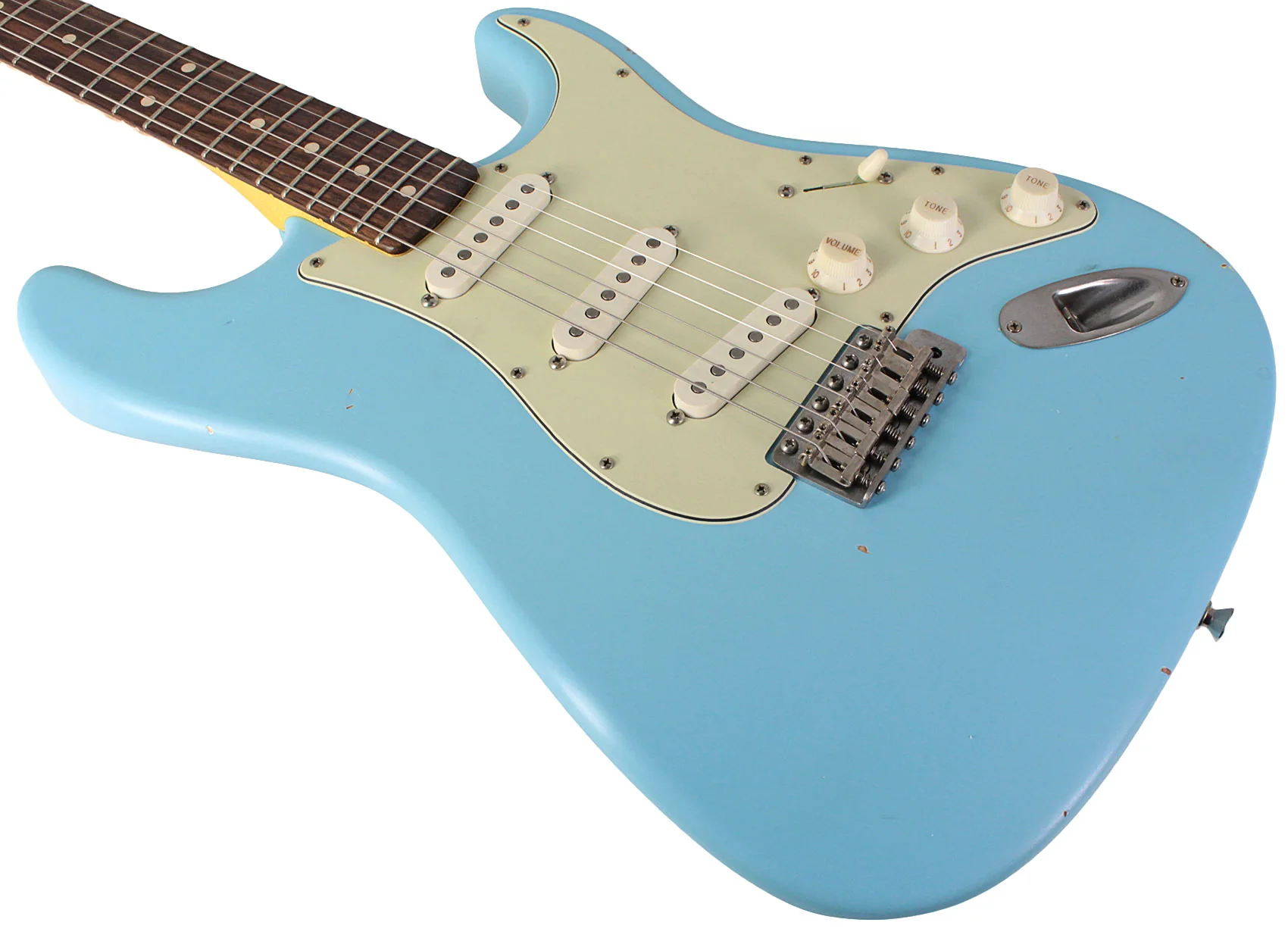 Nash S63 Guitar, Sonic Blue, Light Aging - Image 4