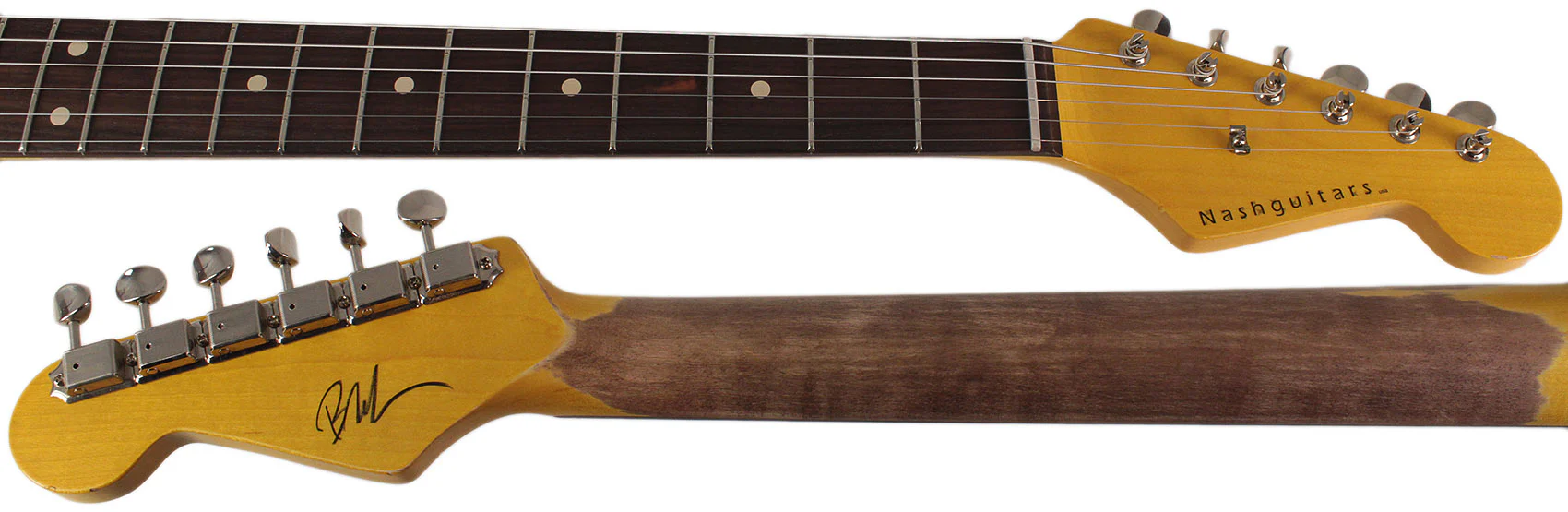 Nash S63 Guitar, Teal Green Metallic, Light Aging - Image 8