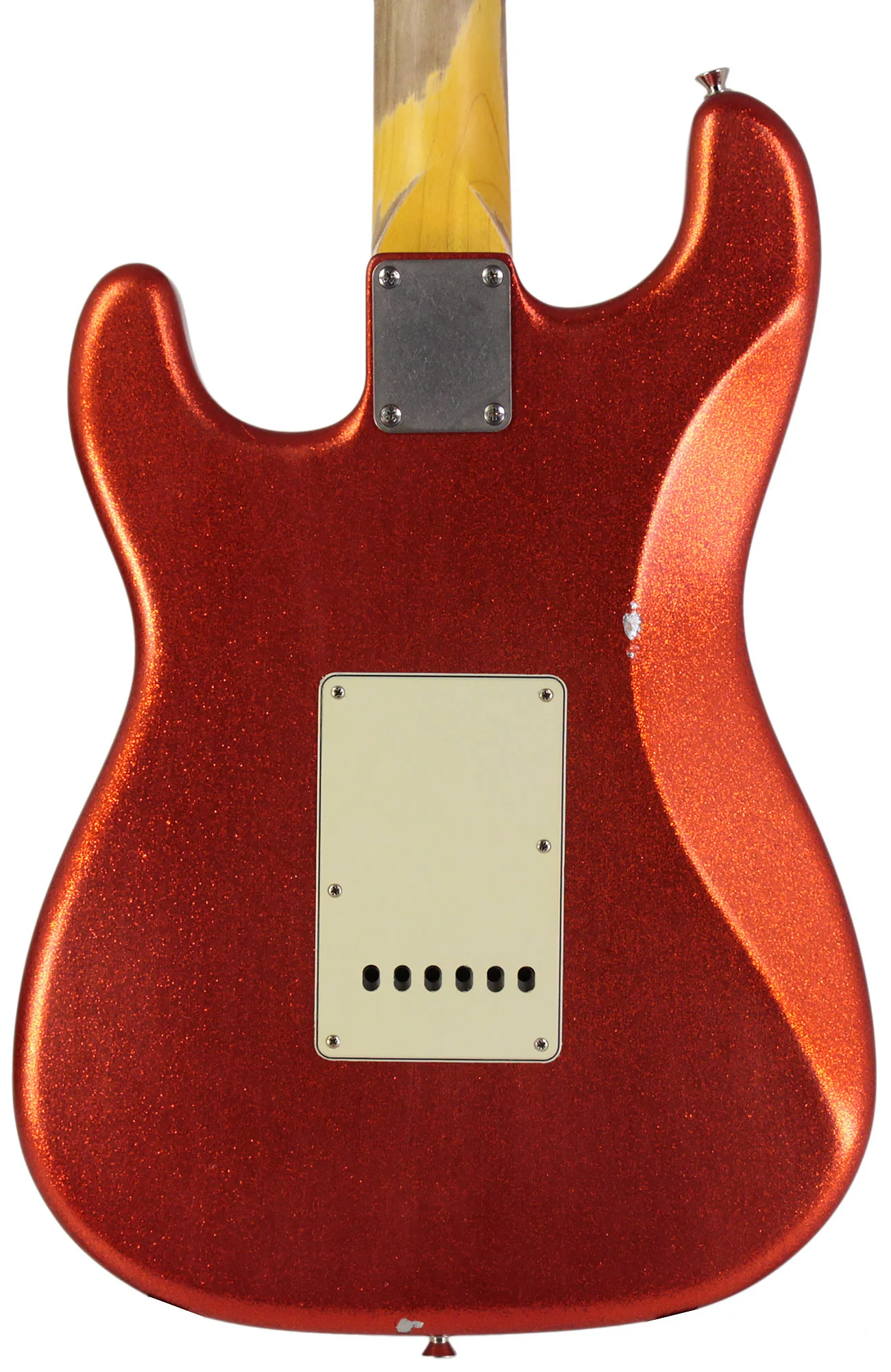 Nash S63 Guitar, Vintage Orange Sparkle, Light Aging - Image 6