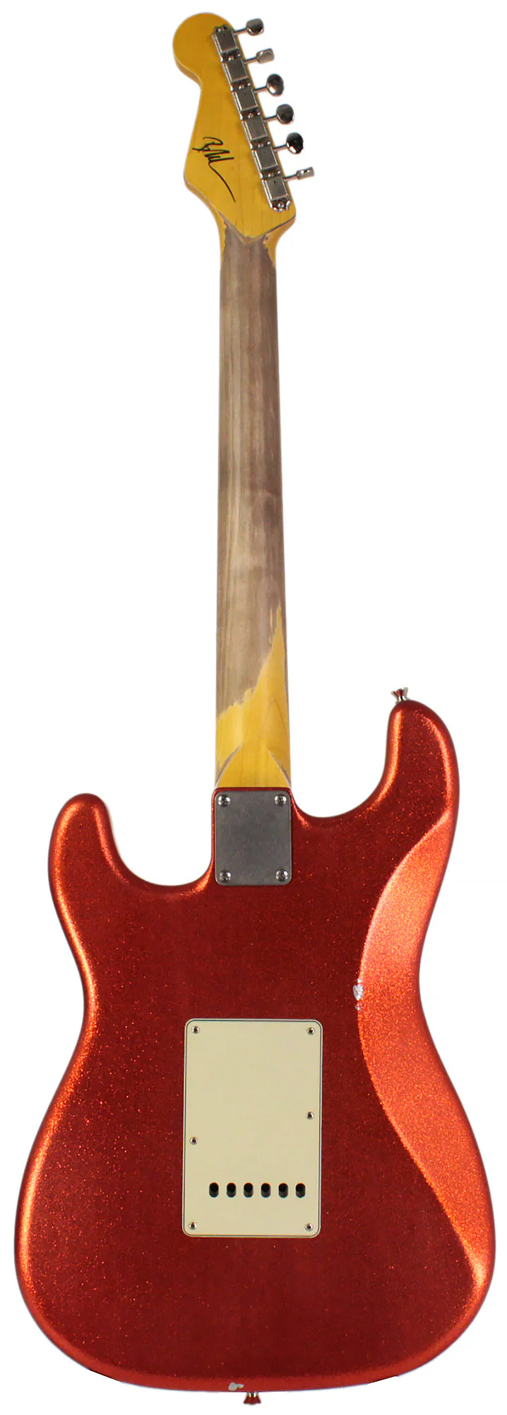 Nash S63 Guitar, Vintage Orange Sparkle, Light Aging - Image 8