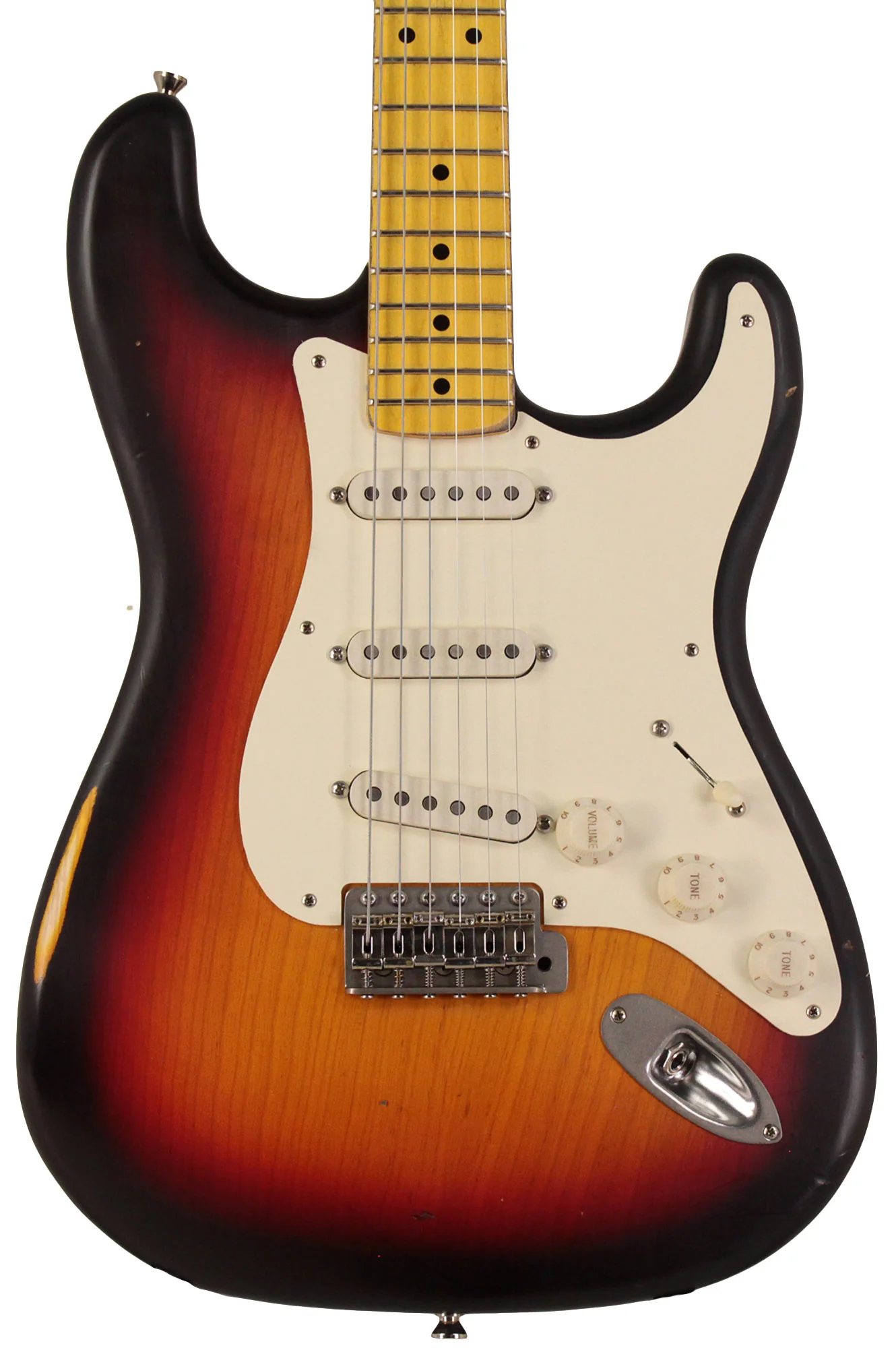 Nash S57 Guitar, 3-Tone Sunburst, Light Aging - Image 5