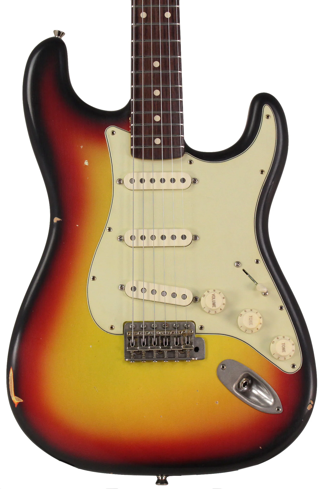 Nash S63 Guitar, 3-Tone Sunburst, Light Aging - Image 5