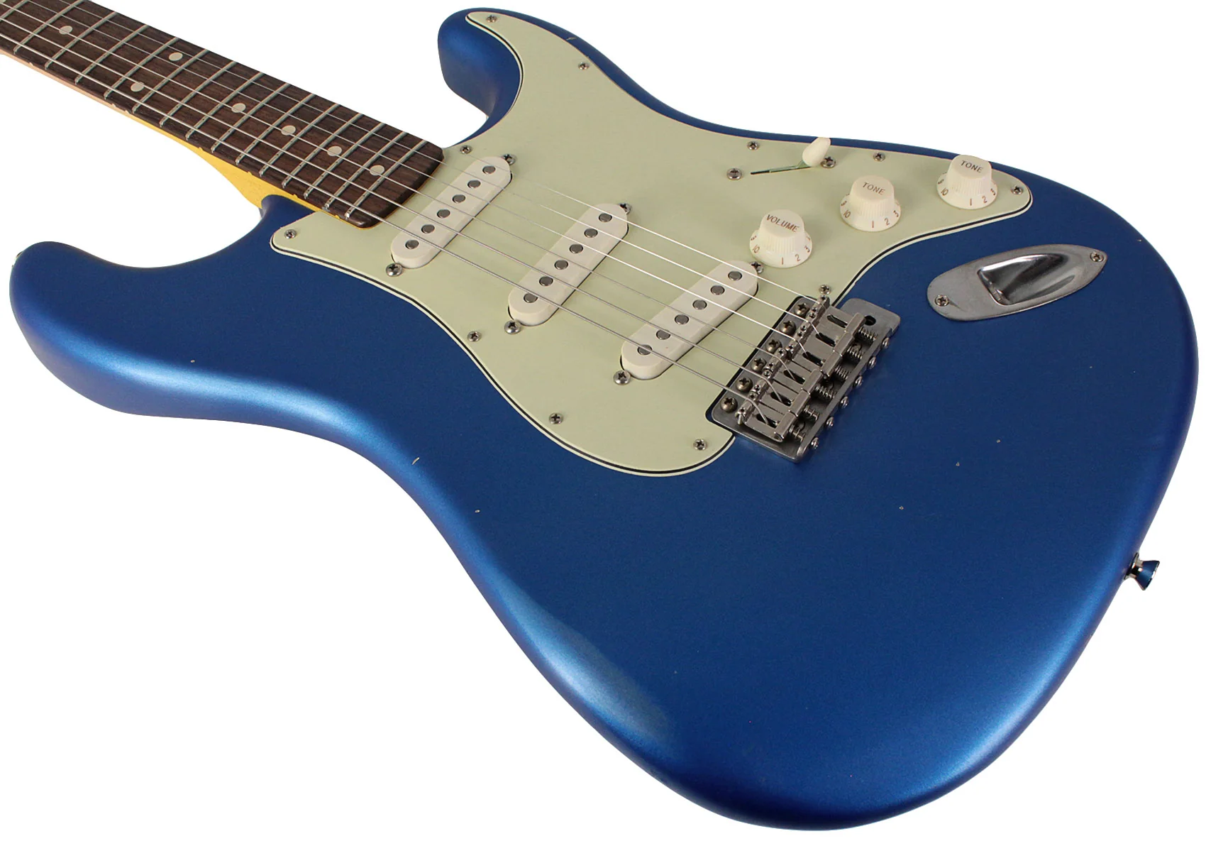 Nash S63 Guitar, Lake Placid Blue, Light Aging - Image 4