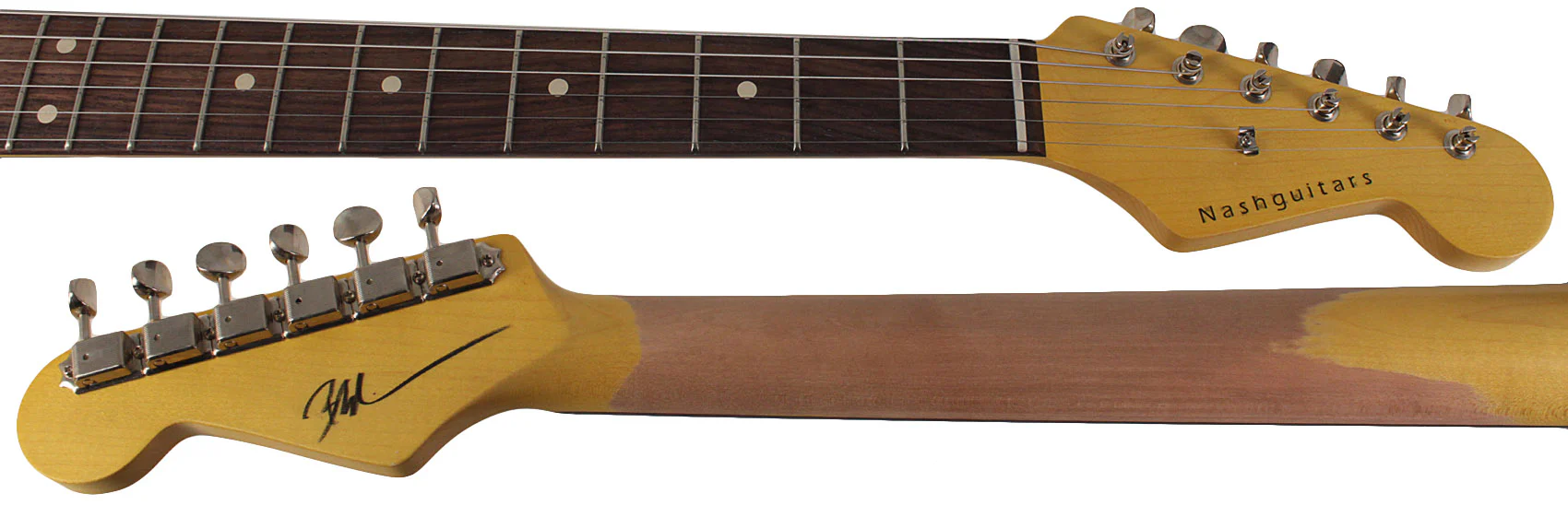 Nash S63 Guitar, Lake Placid Blue, Light Aging - Image 8