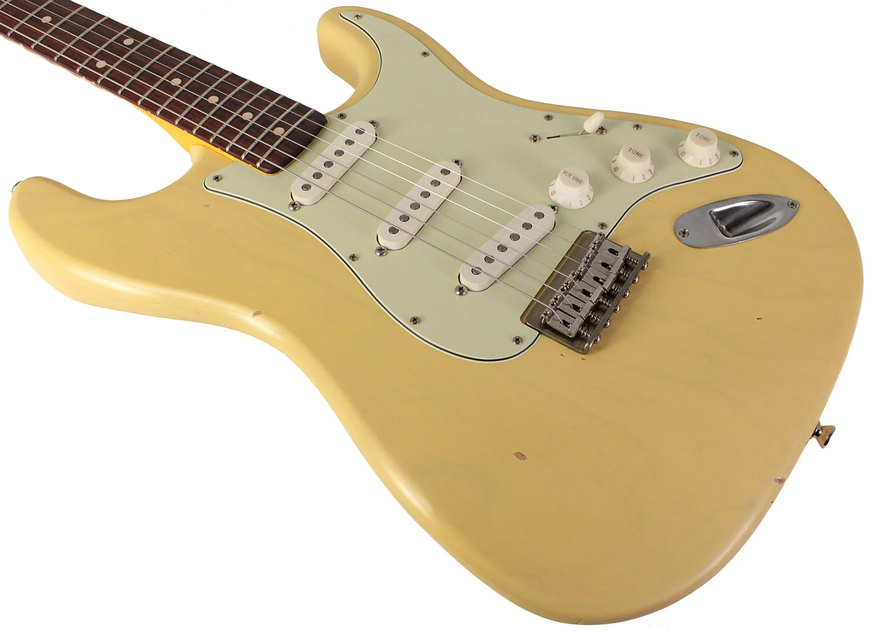 Nash S63 Guitar, Cream, Hardtail, Swamp Ash, Light Aging - Image 4