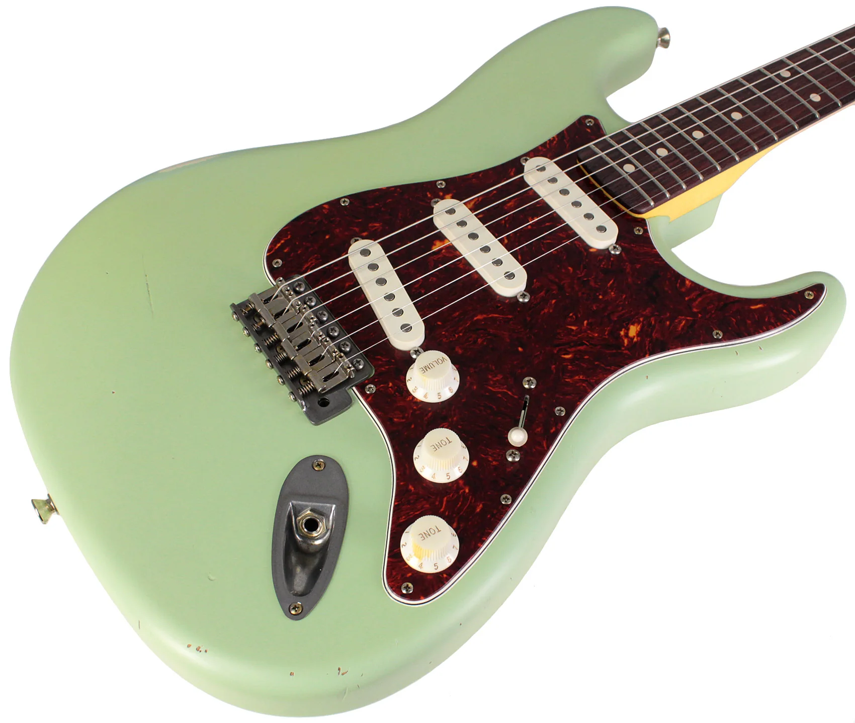 Nash S63 Guitar, Surf Green, Light Aging, Tortoise Shell - Image 2