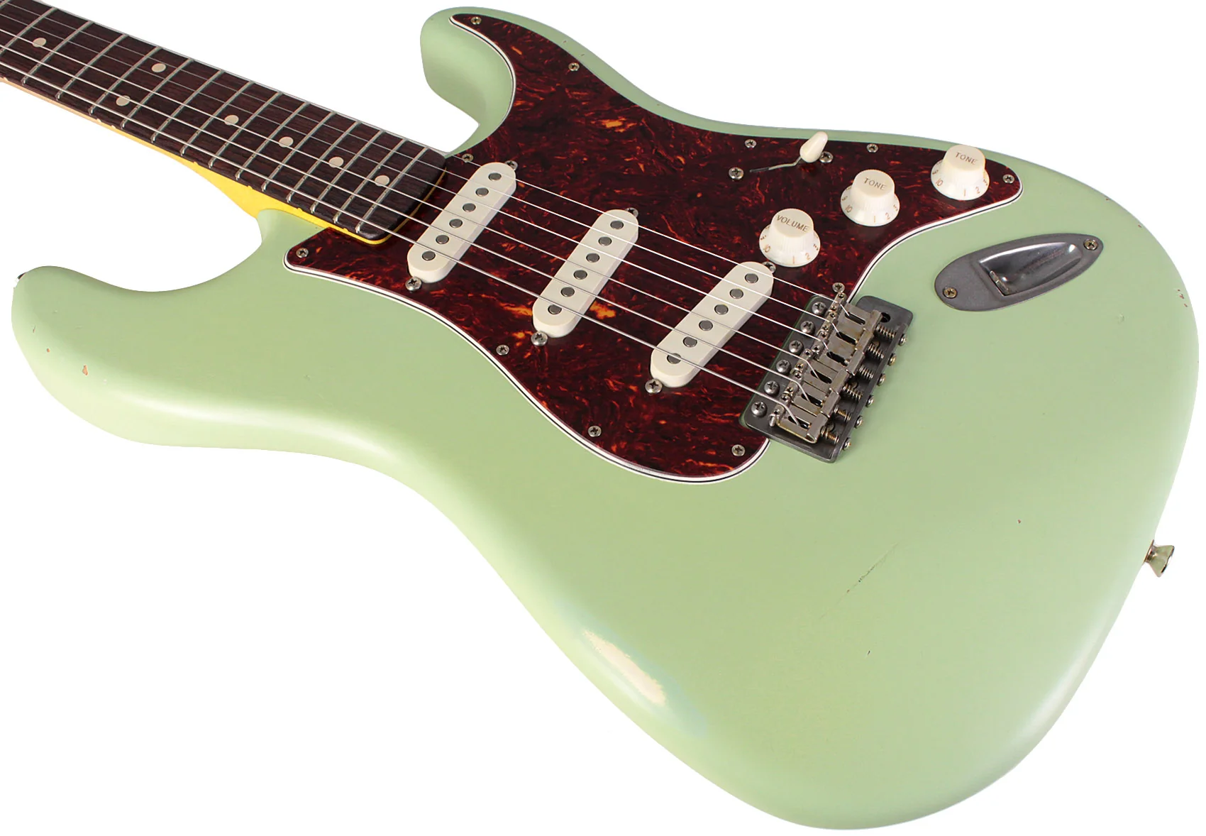 Nash S63 Guitar, Surf Green, Light Aging, Tortoise Shell - Image 4