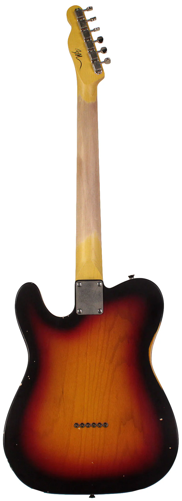 Nash T2HB Guitar, 3 Tone Sunburst, Light Aging - Image 7