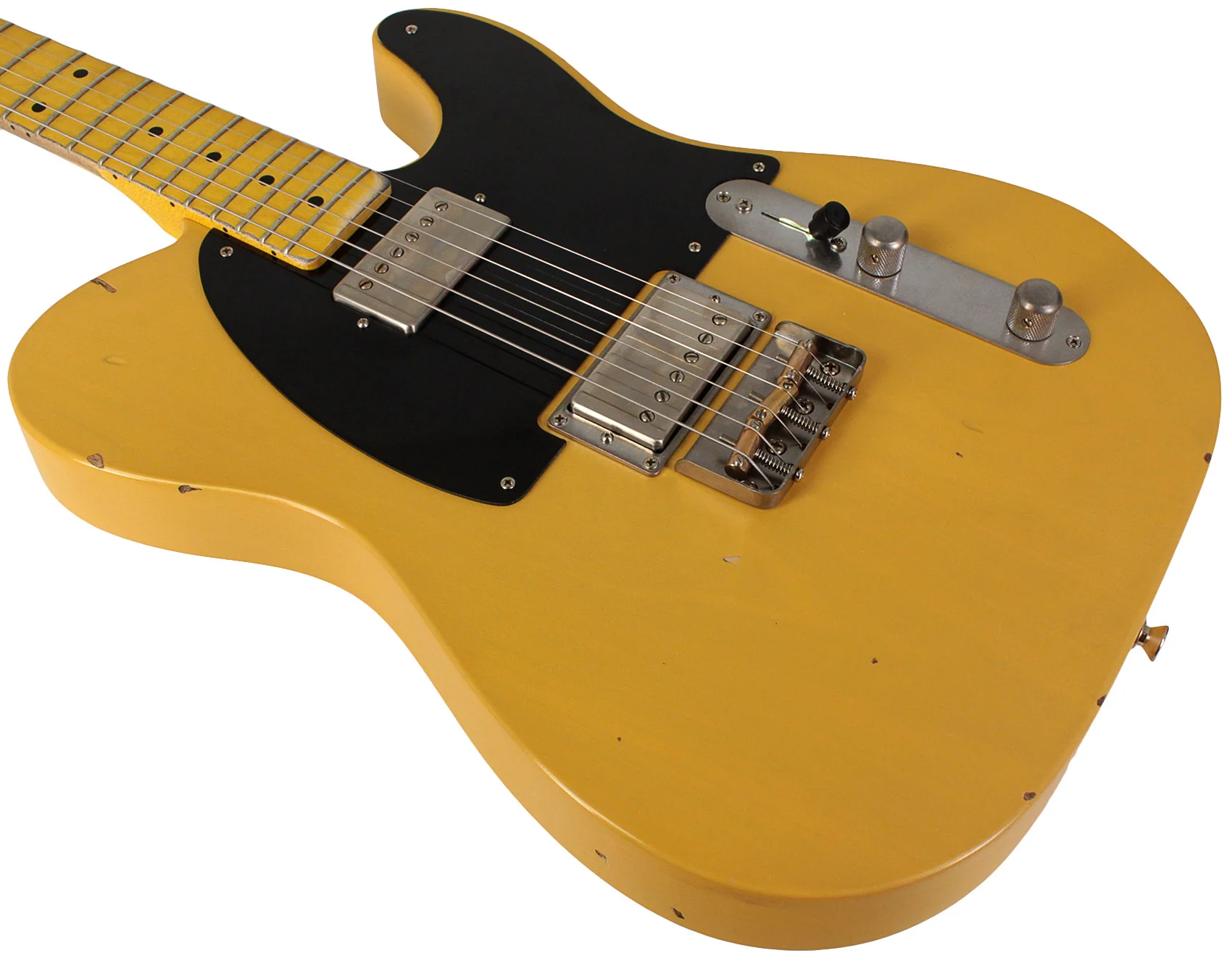 Nash T2HB Guitar, Butterscotch Blonde, Light Aging - Image 4