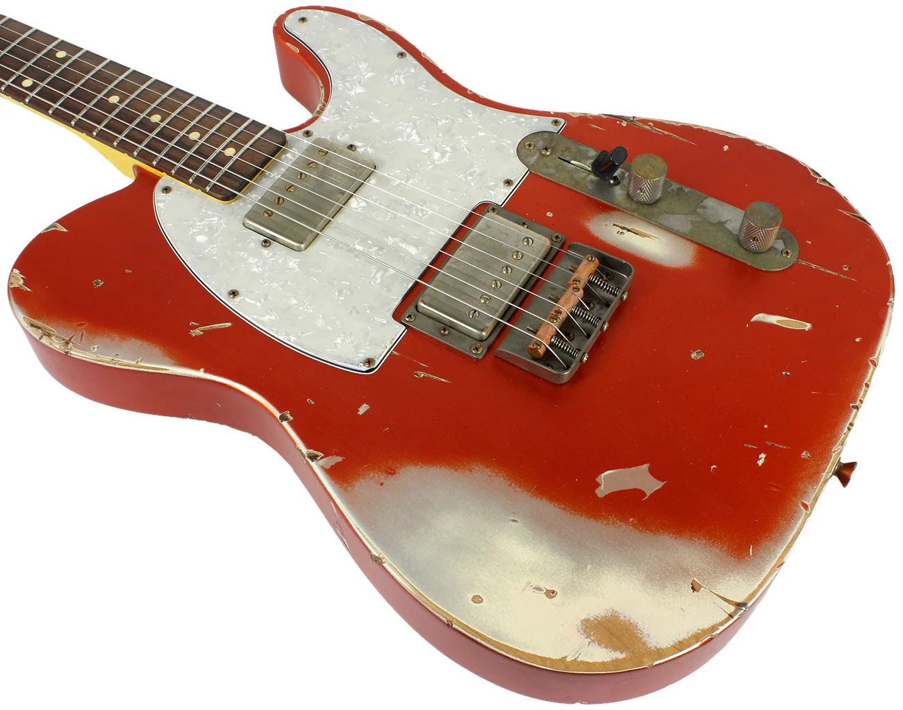 Nash T2HB Guitar, Candy Orange - Image 6