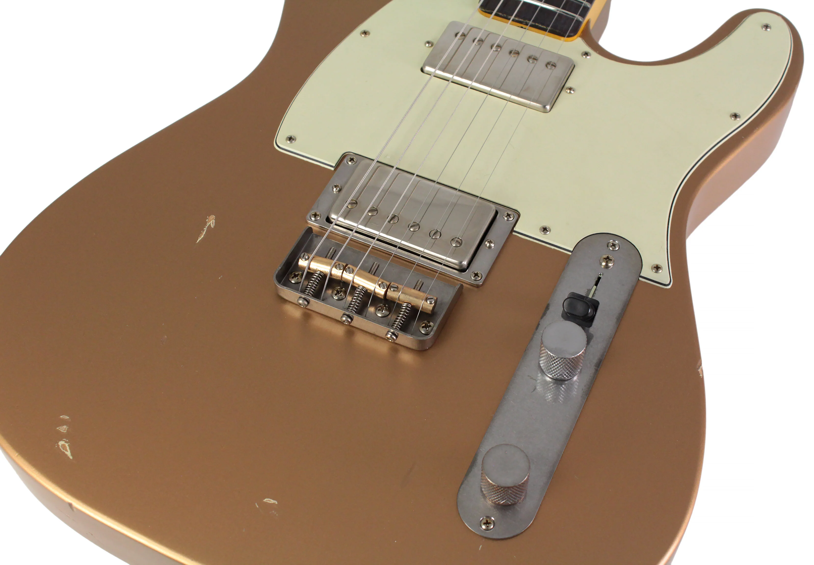 Nash T2HB Guitar, Les Paul Gold, Light Aging - Image 3