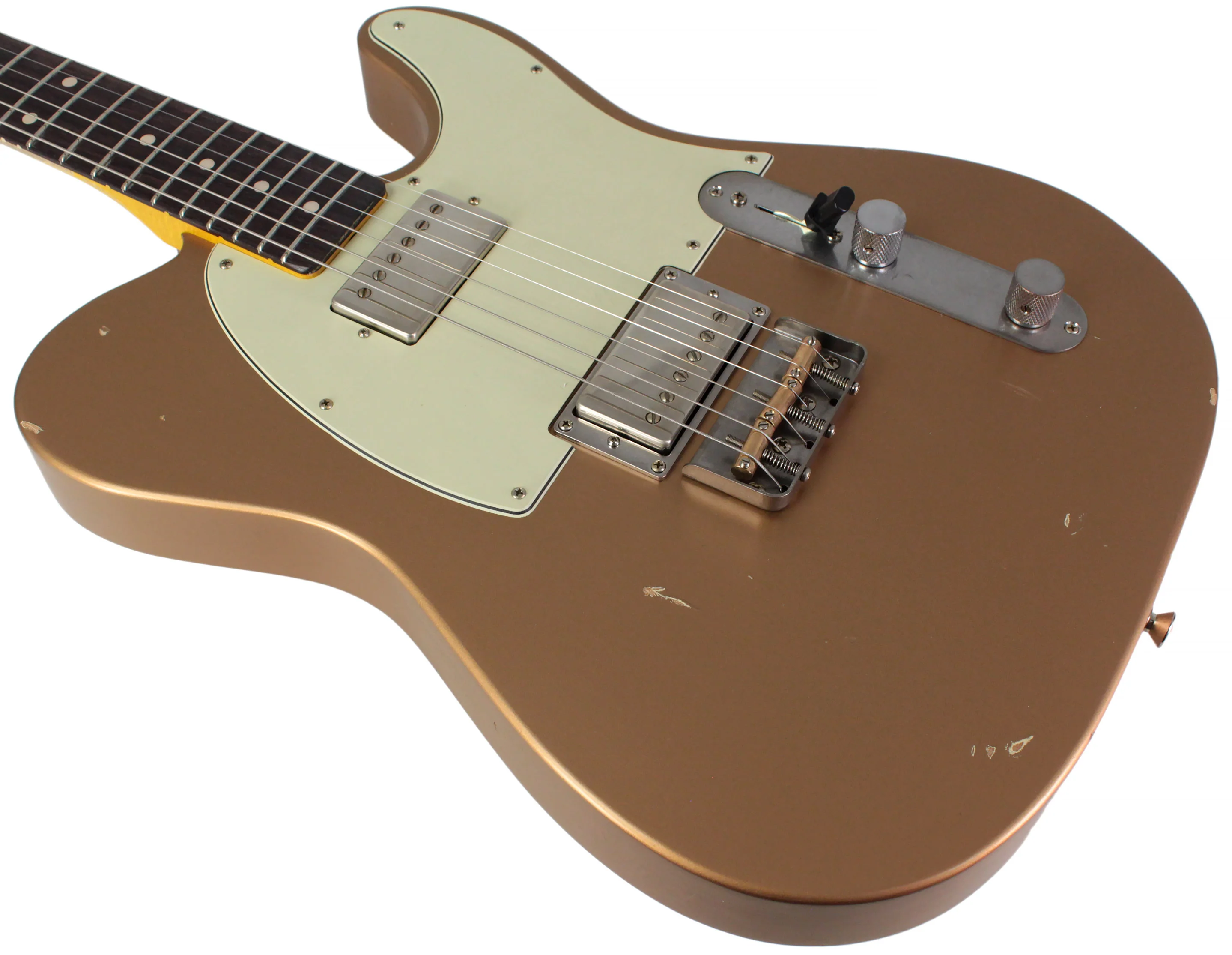 Nash T2HB Guitar, Les Paul Gold, Light Aging - Image 4
