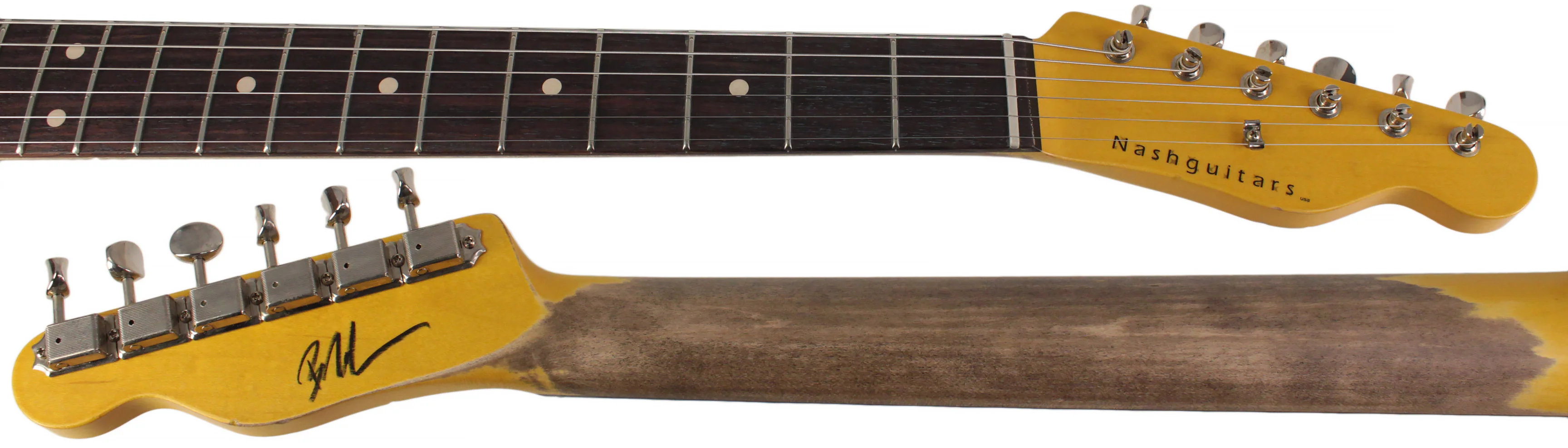 Nash T2HB Guitar, Les Paul Gold, Light Aging - Image 8